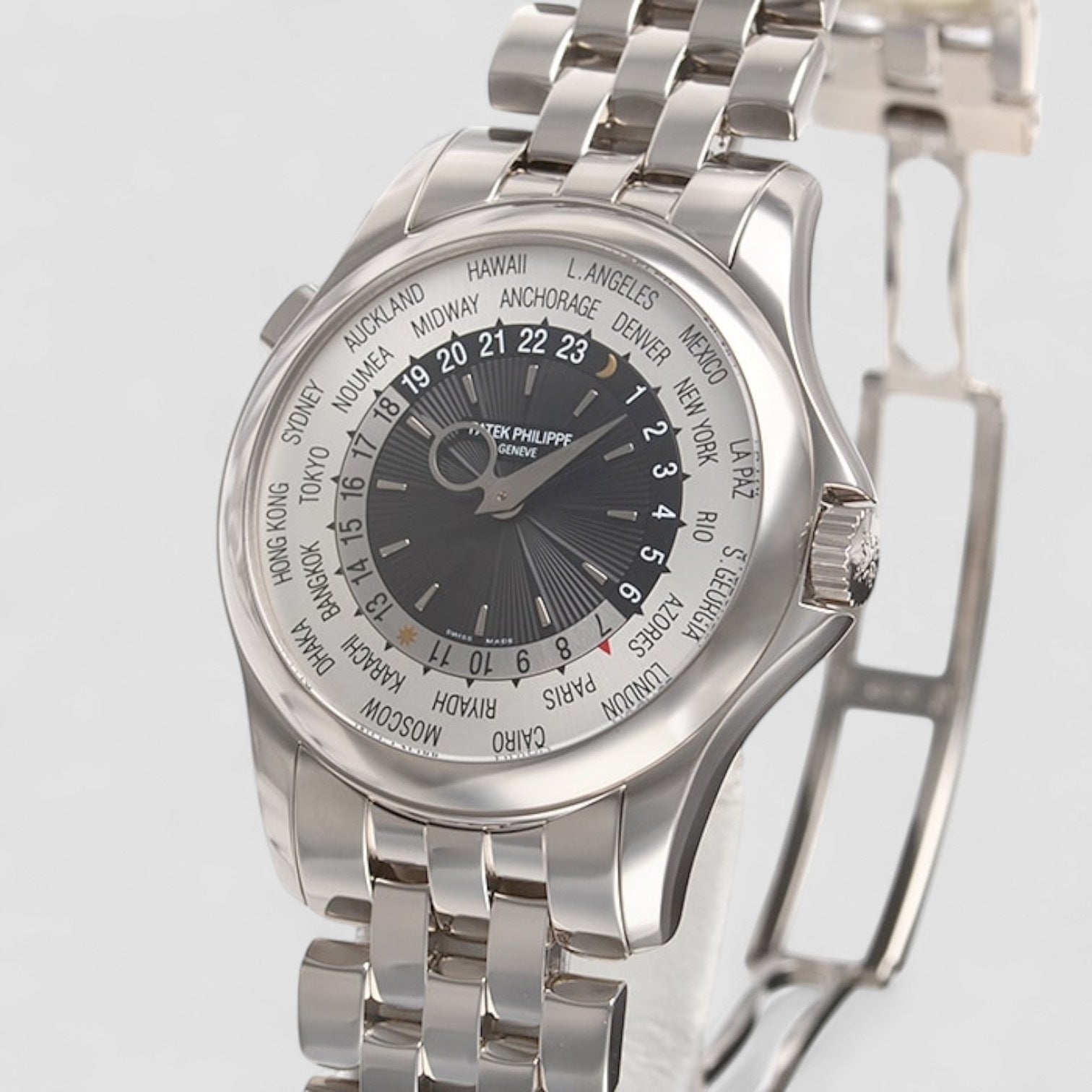 World Time 18K White Gold / 18K White Gold Bracelet