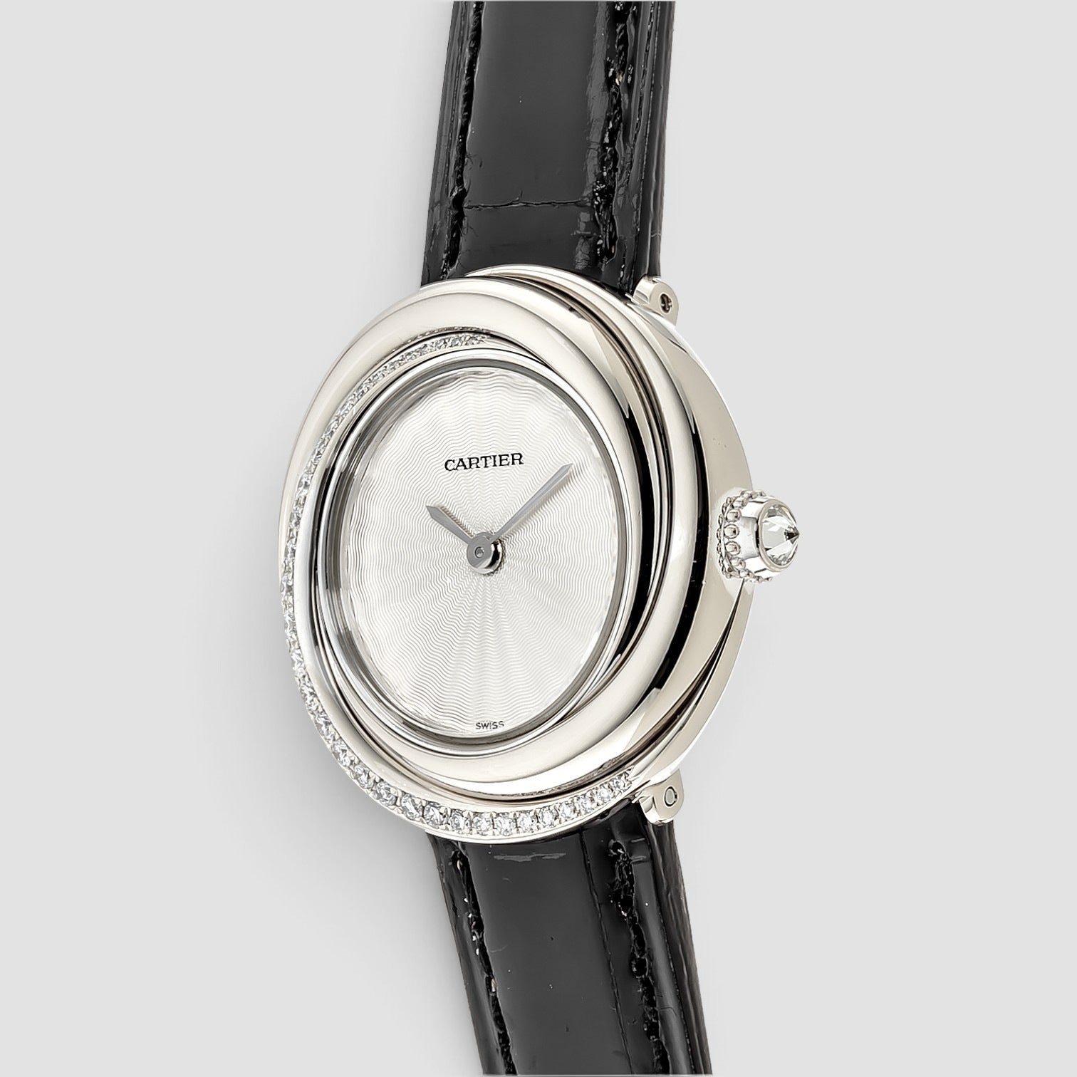 Trinity 28mm White Gold Silver Dial Quartz