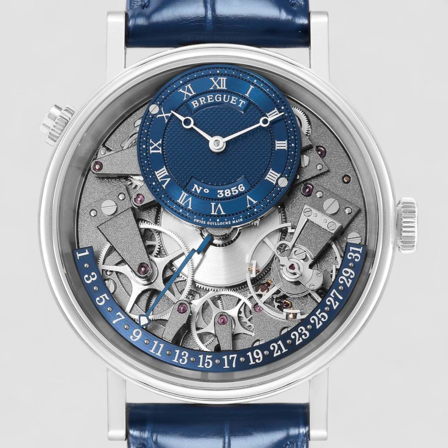 Tradition Quantieme Retrograde White Gold Mens Watch