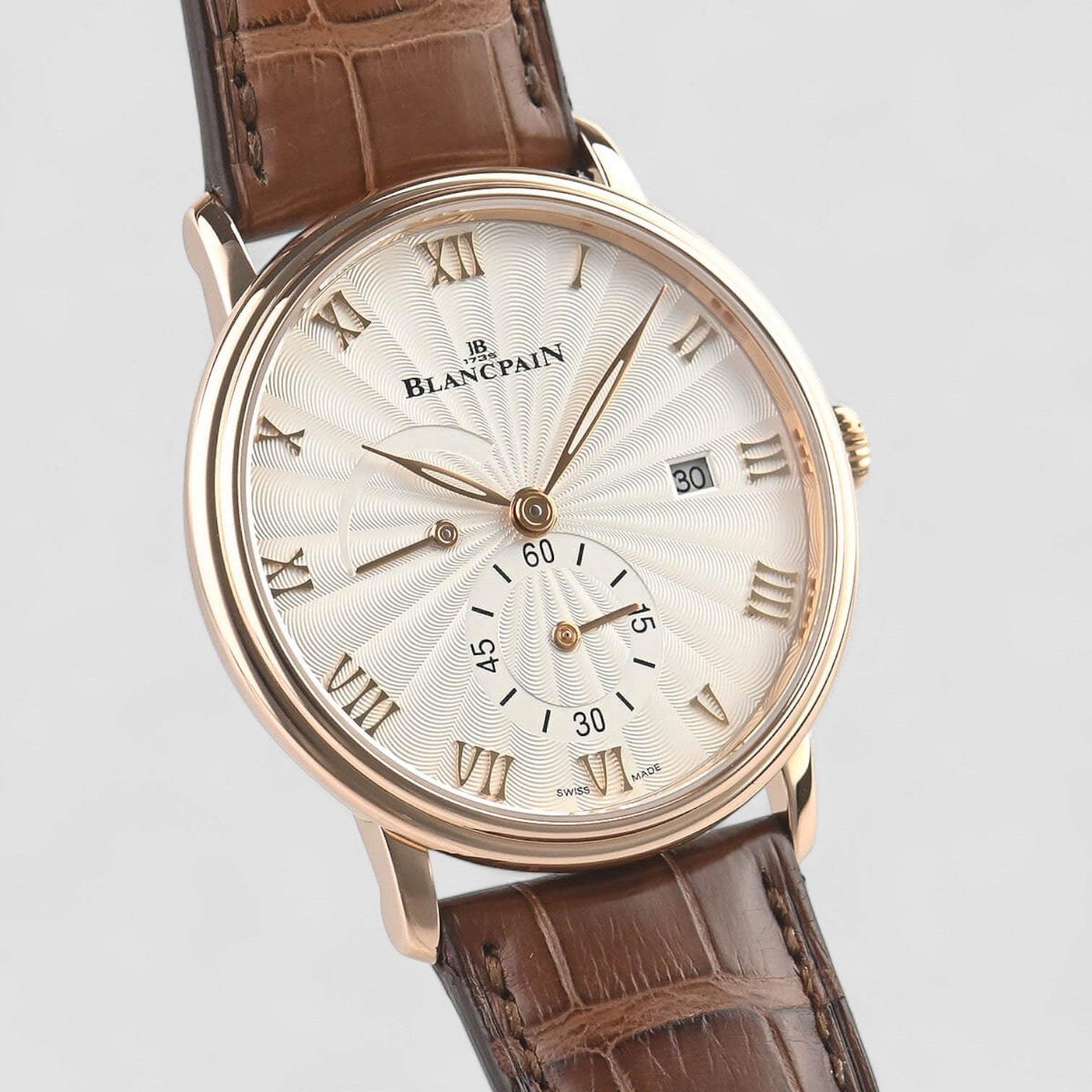 Villeret Ultra-Slim Small Seconds Power Reserve 18k RG Manual Wind 40MM