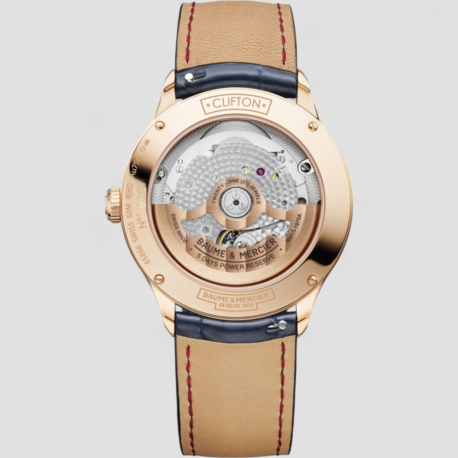 Clifton Baumatic Gold Automatic COSC Ø 39mm