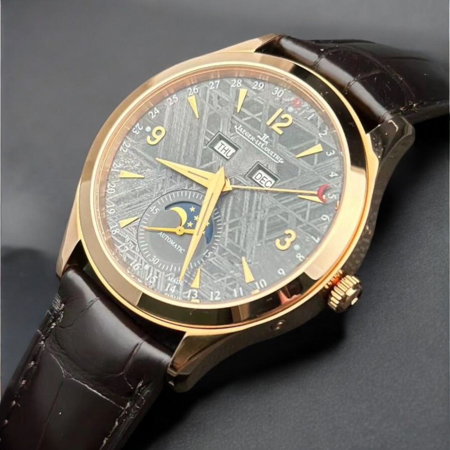 Master Calendar Moonphase Meteorite Dial 18kt Rose Gold