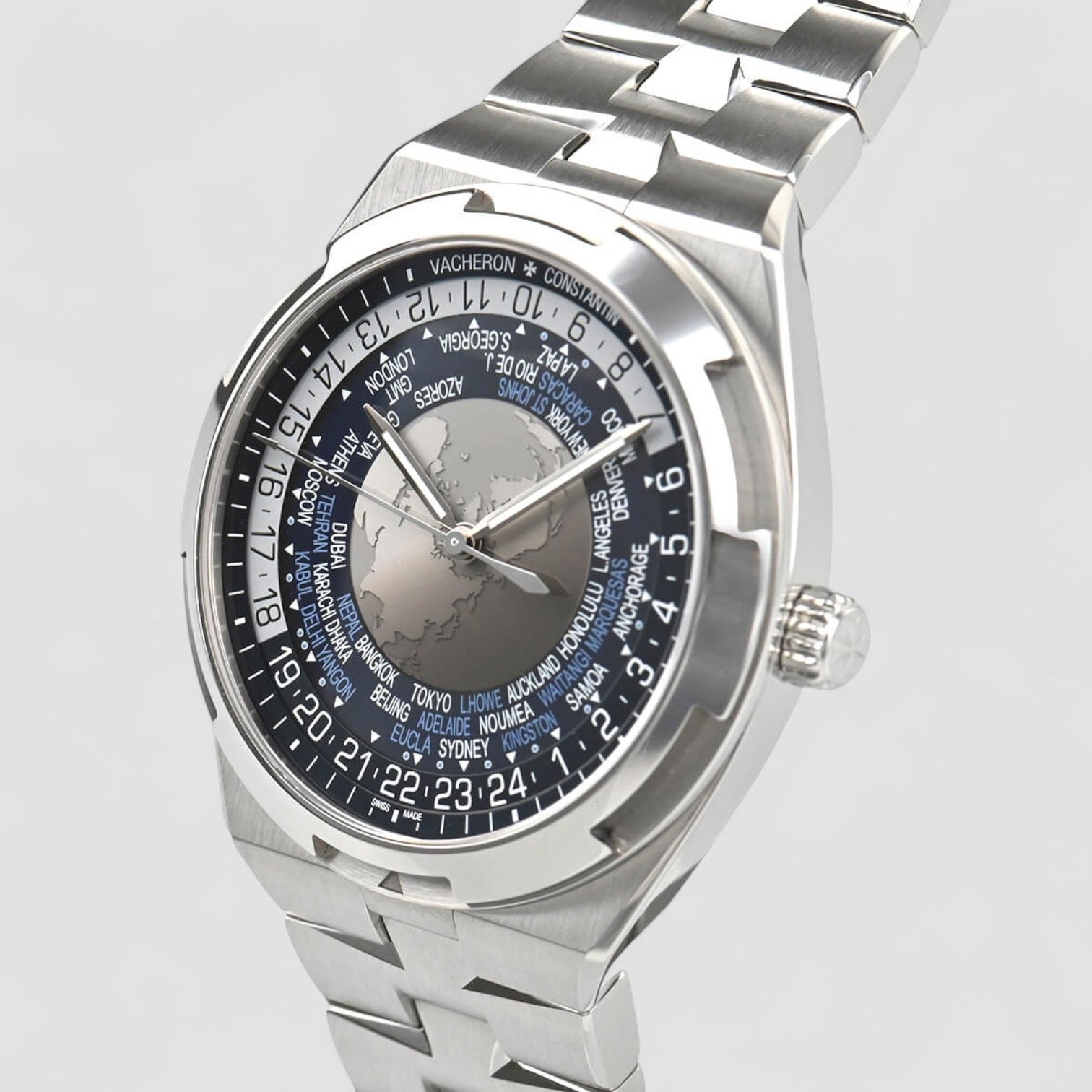 Overseas World Time Blue Dial SS 2020