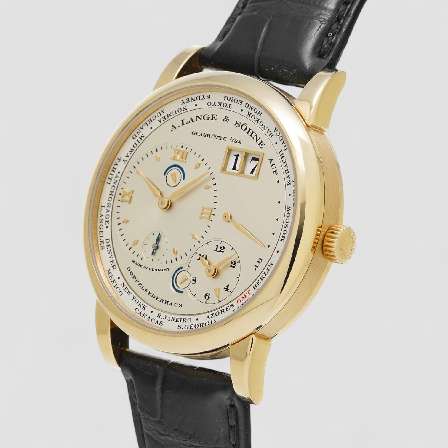 Lange 1 TimeZone 18K Yellow Gold