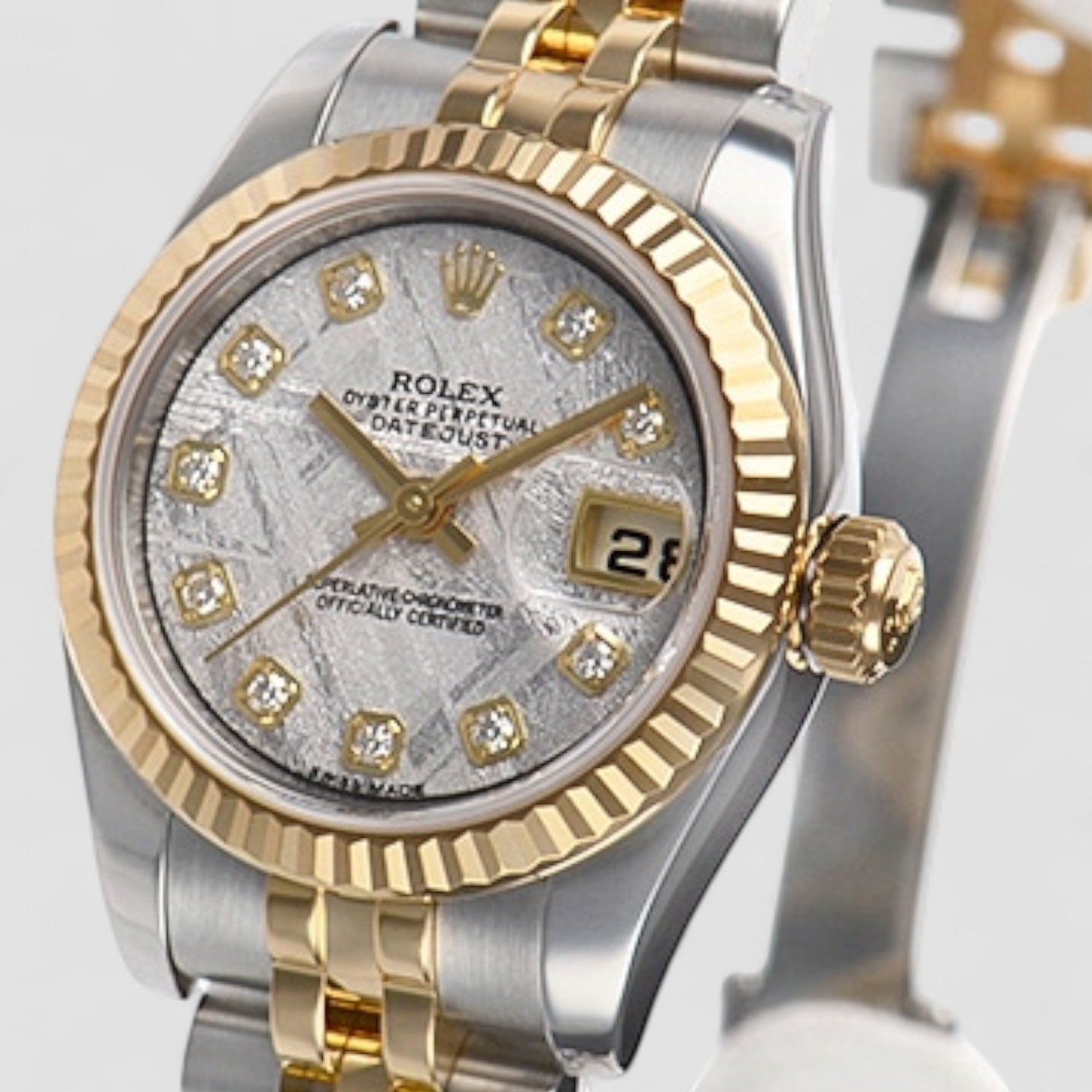 Lady-Datejust Meteorite Diamond Dial