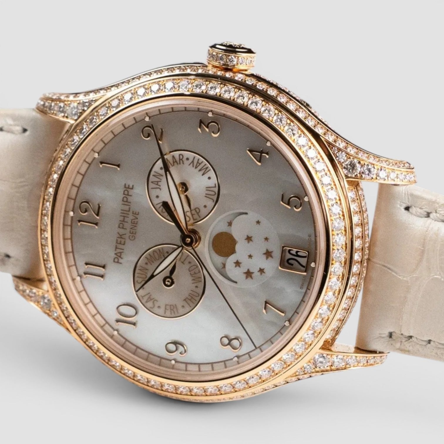 Annual Calendar Moon Phase – Rose Gold