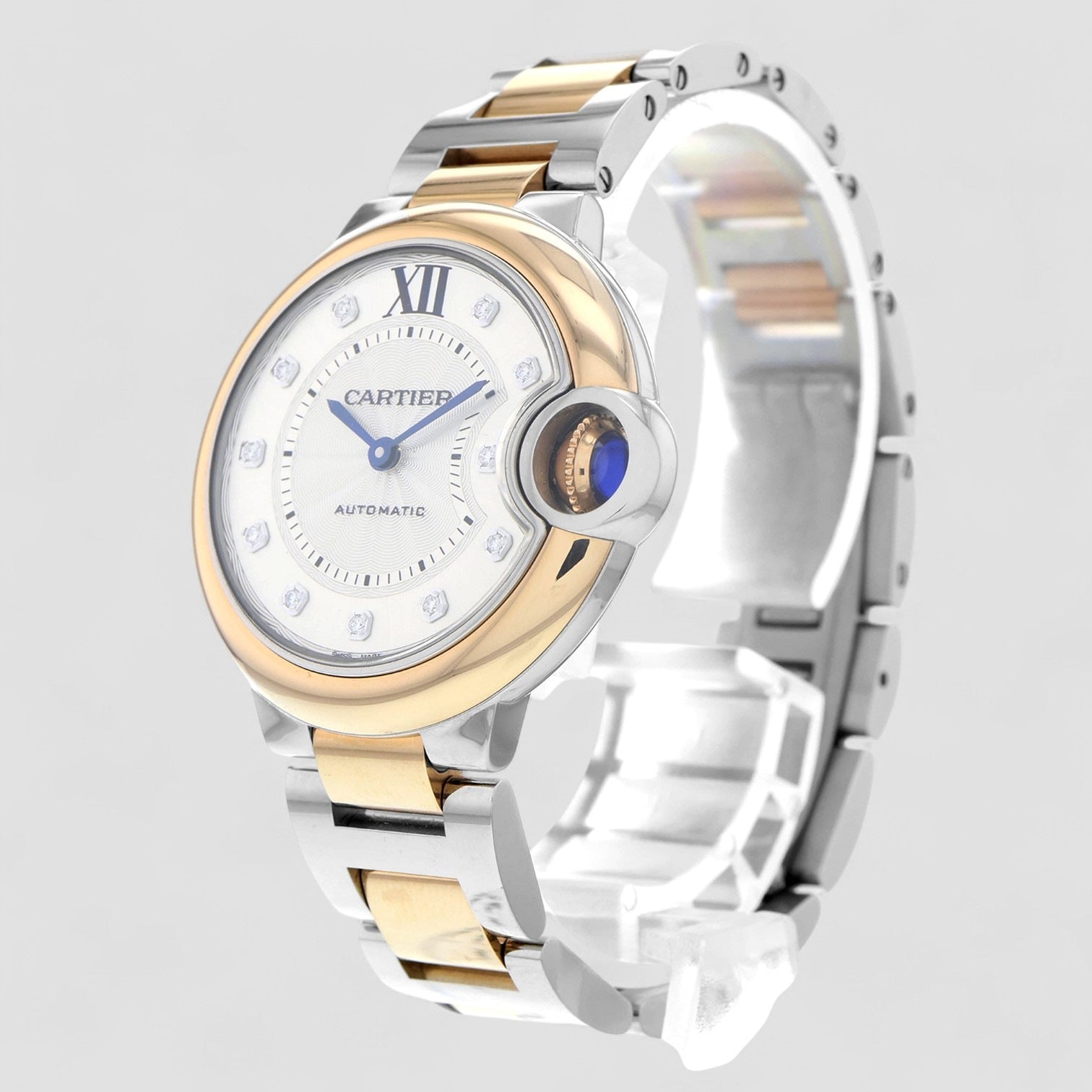 Ballon Bleu De Cartier Watch Rose Gold 33mm