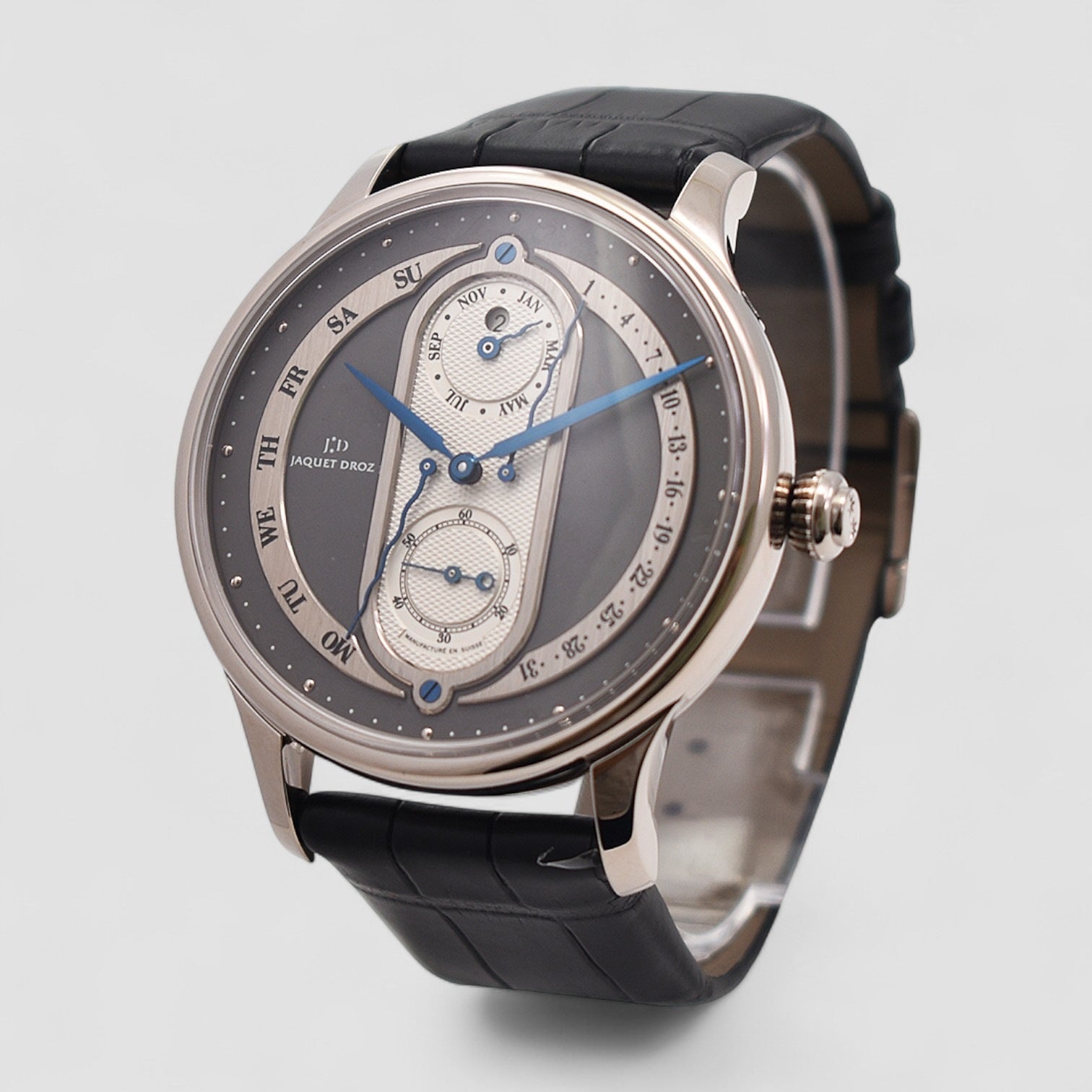Quantieme Perpetual White Gold Opaline Slate Grey Dial