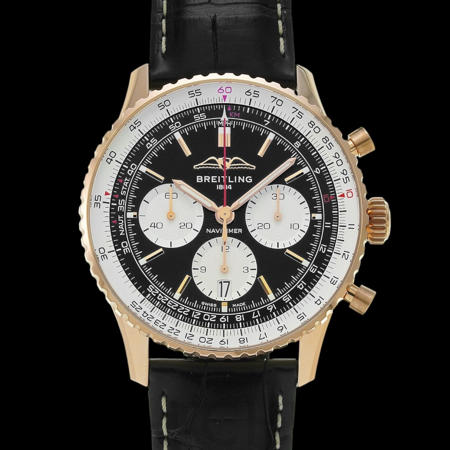 Navitimer B01 Chronograph 43 Red Gold