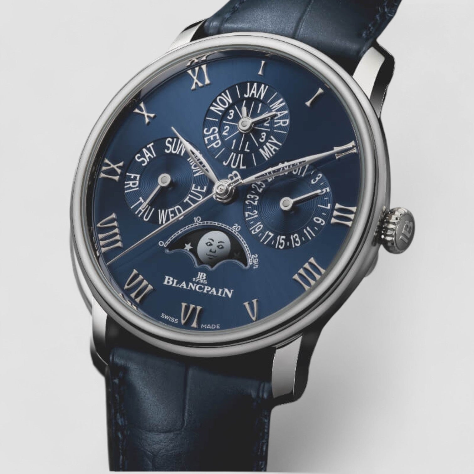 Quantieme Perpetuel Blue Dial 40mm