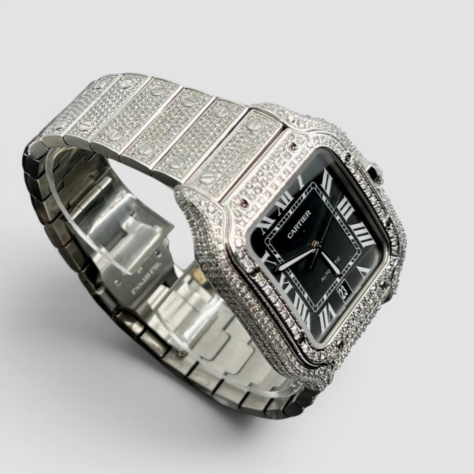 Santos Iced Out Diamond