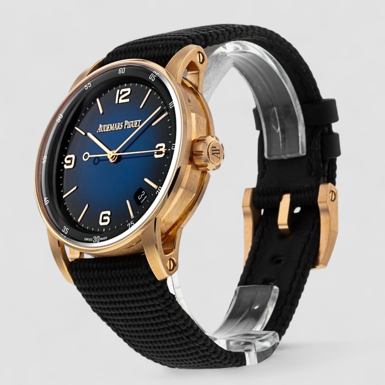 Code 11.59 Automatic 18k Rose Gold / Blue Dial