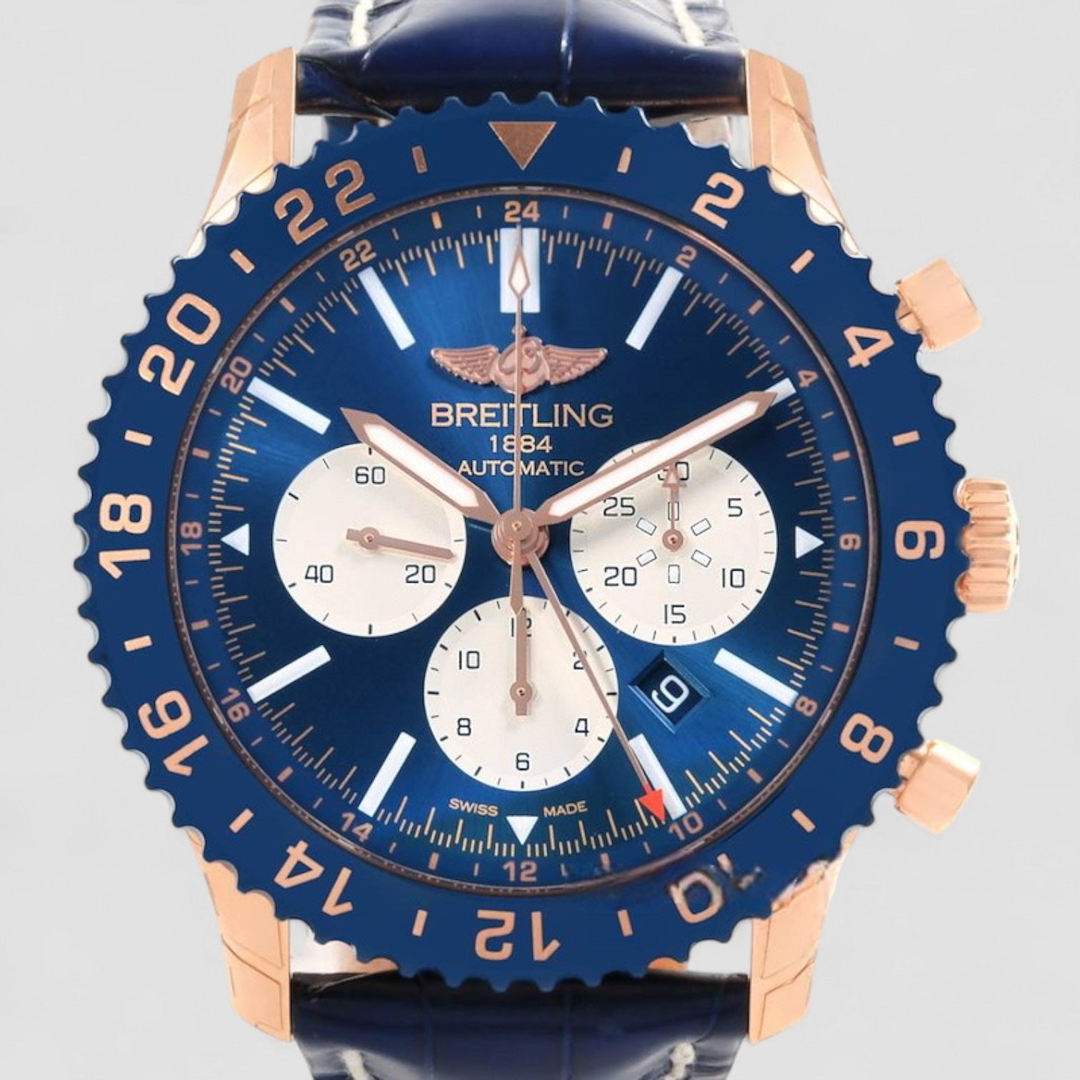 Chronoliner Automatic Blue Dial Unisex Watch