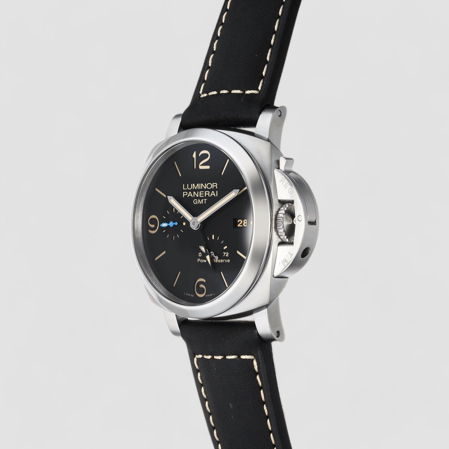 LUMINOR GMT POWER RESERVE STAINLESS STEEL AUTOMATIC