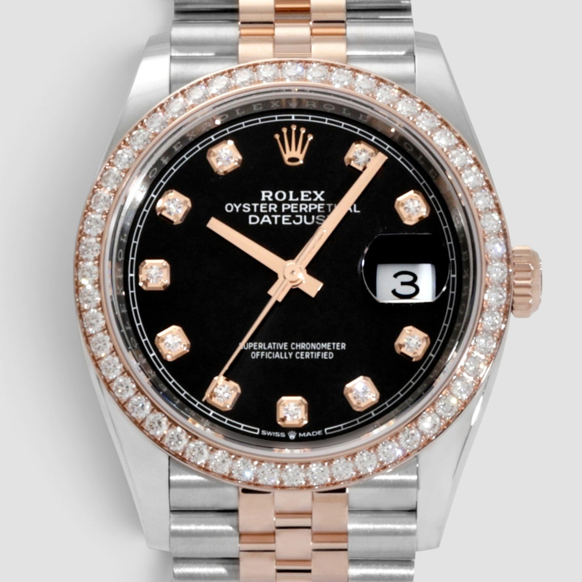 Datejust 36 Black Diamond Dial Jubilee