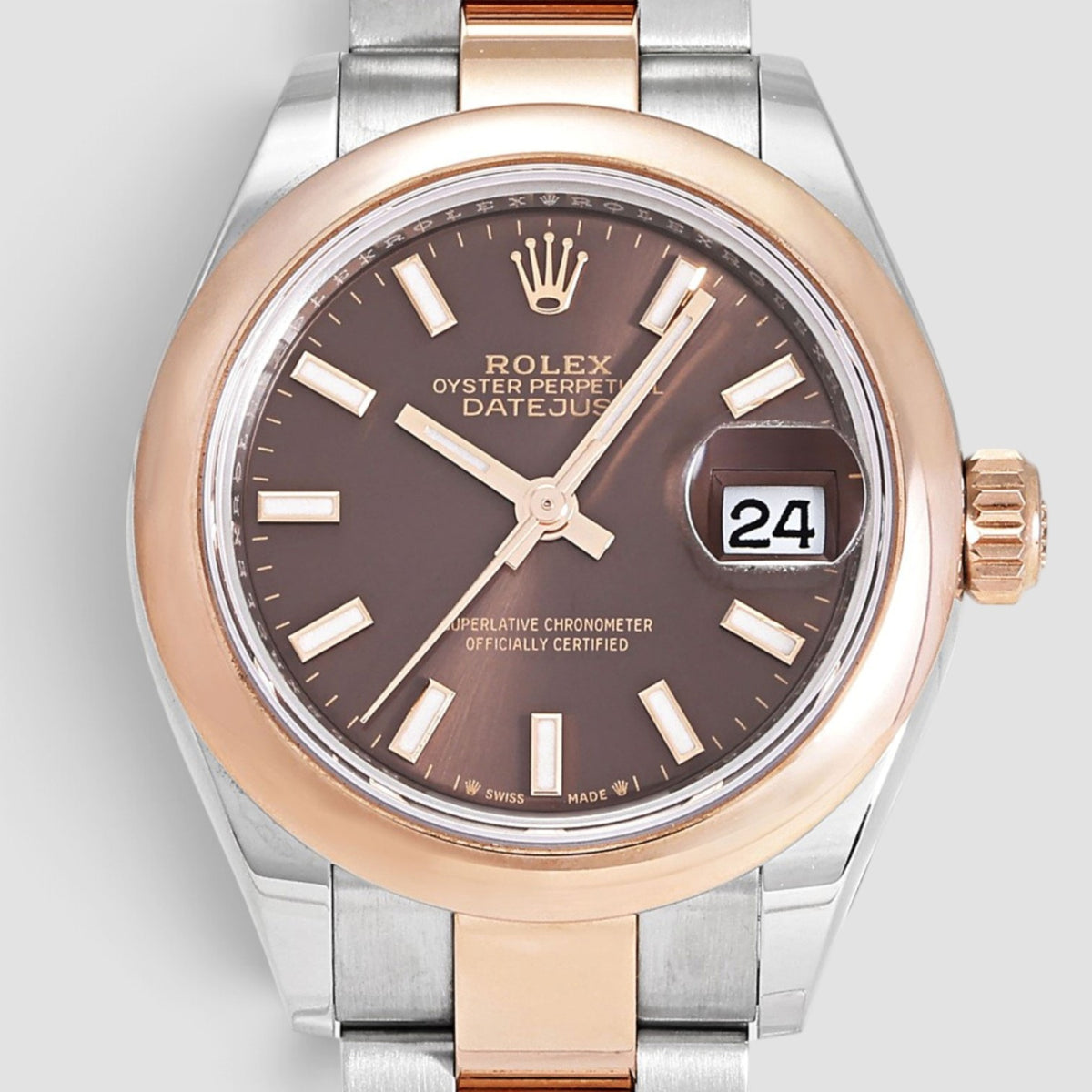 Lady-Datejust 28 Chocolate Dial
