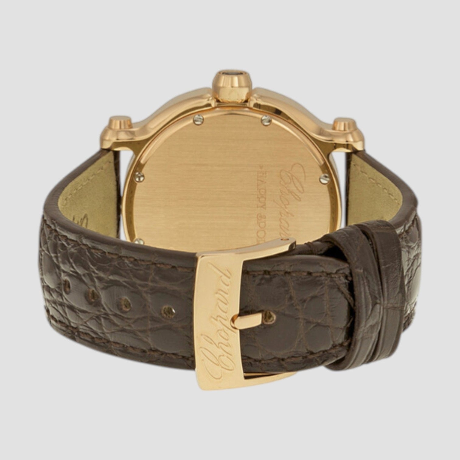 Happy Sport II 18k Rose Gold Diamond Watch
