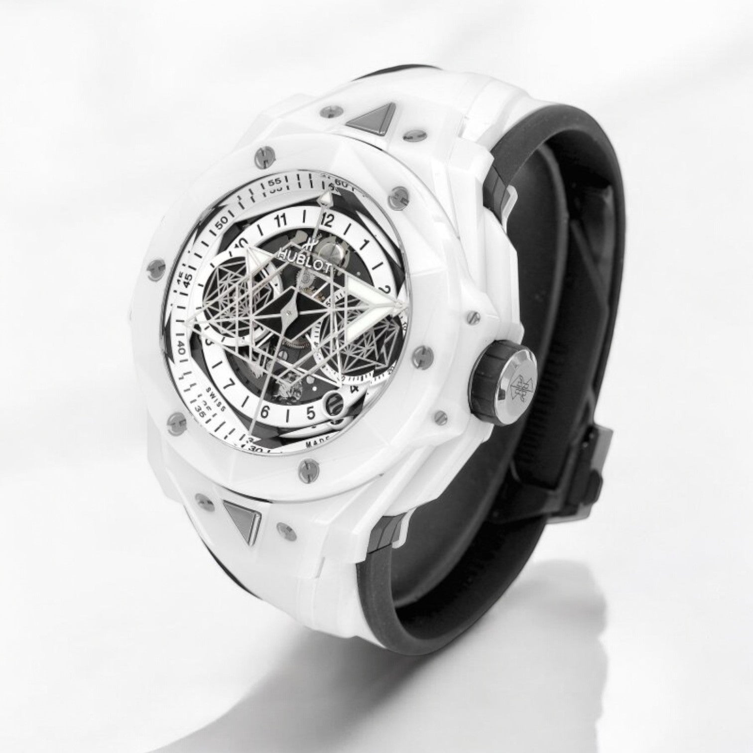 Big Bang Sang Bleu II Unico White 45mm Limited 200