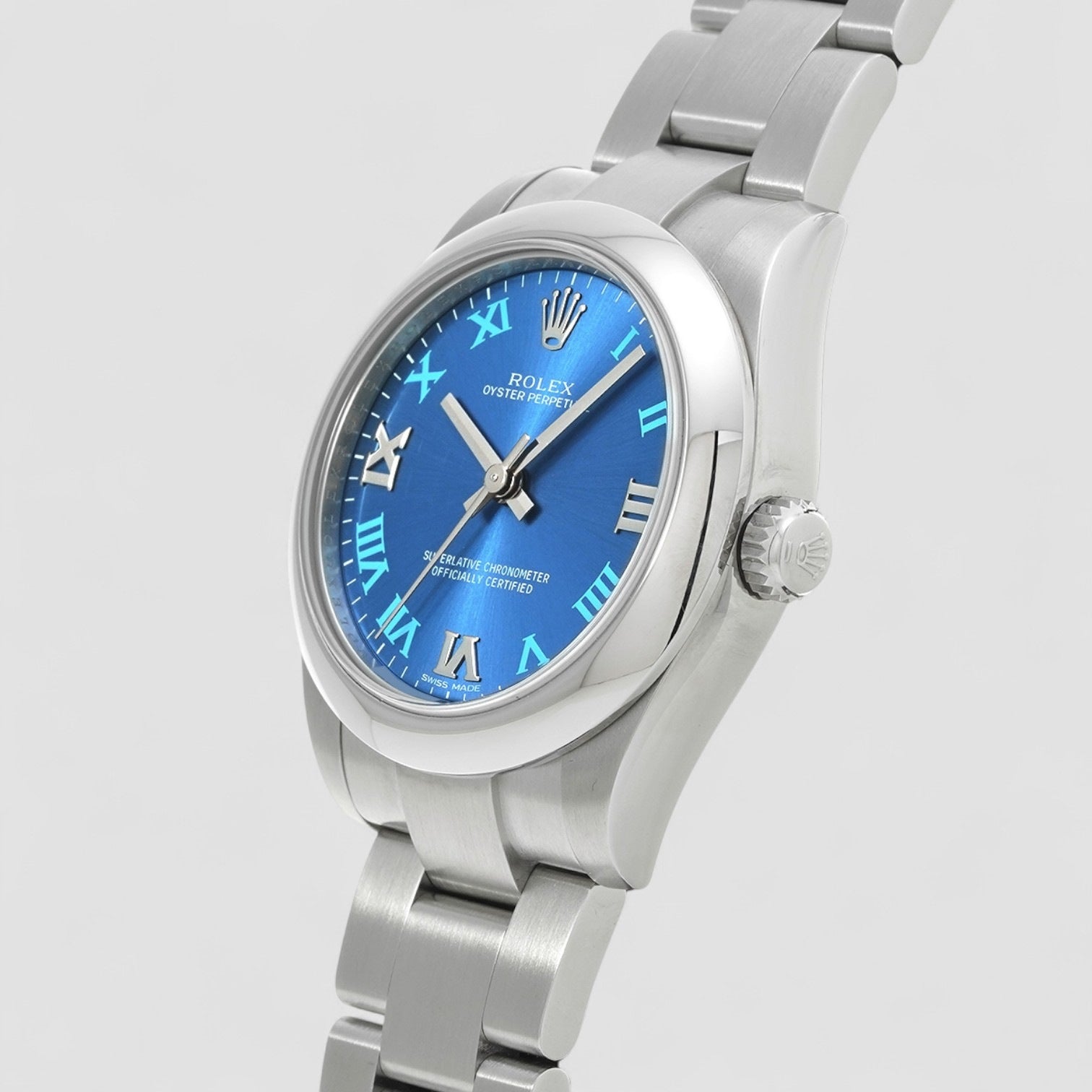 Oyster Perpetual Blue Roman Dial