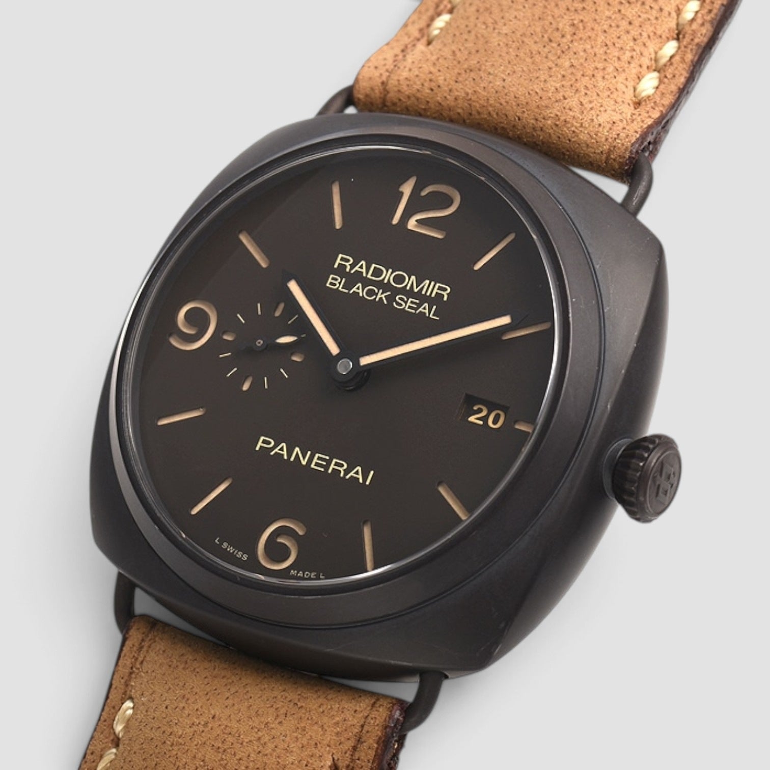 Radiomir Black Seal 45mm Ceramic Brown Dial