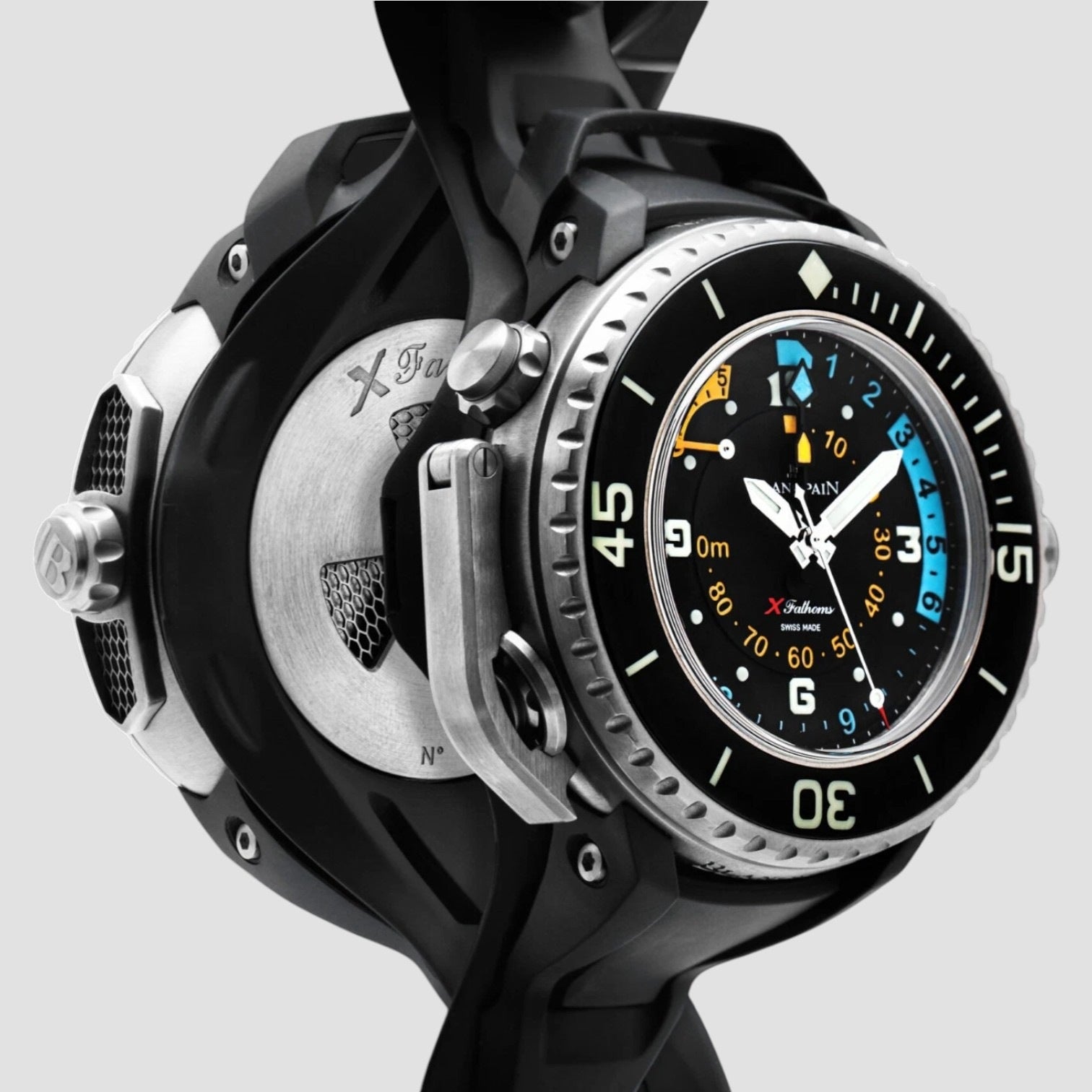 Fifty Fathoms X Fathoms Titanium 55.6mm Black Dial