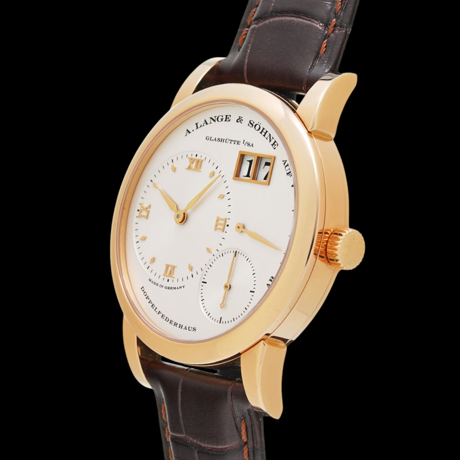 Lange 1 18K Rose Gold Silver Dial
