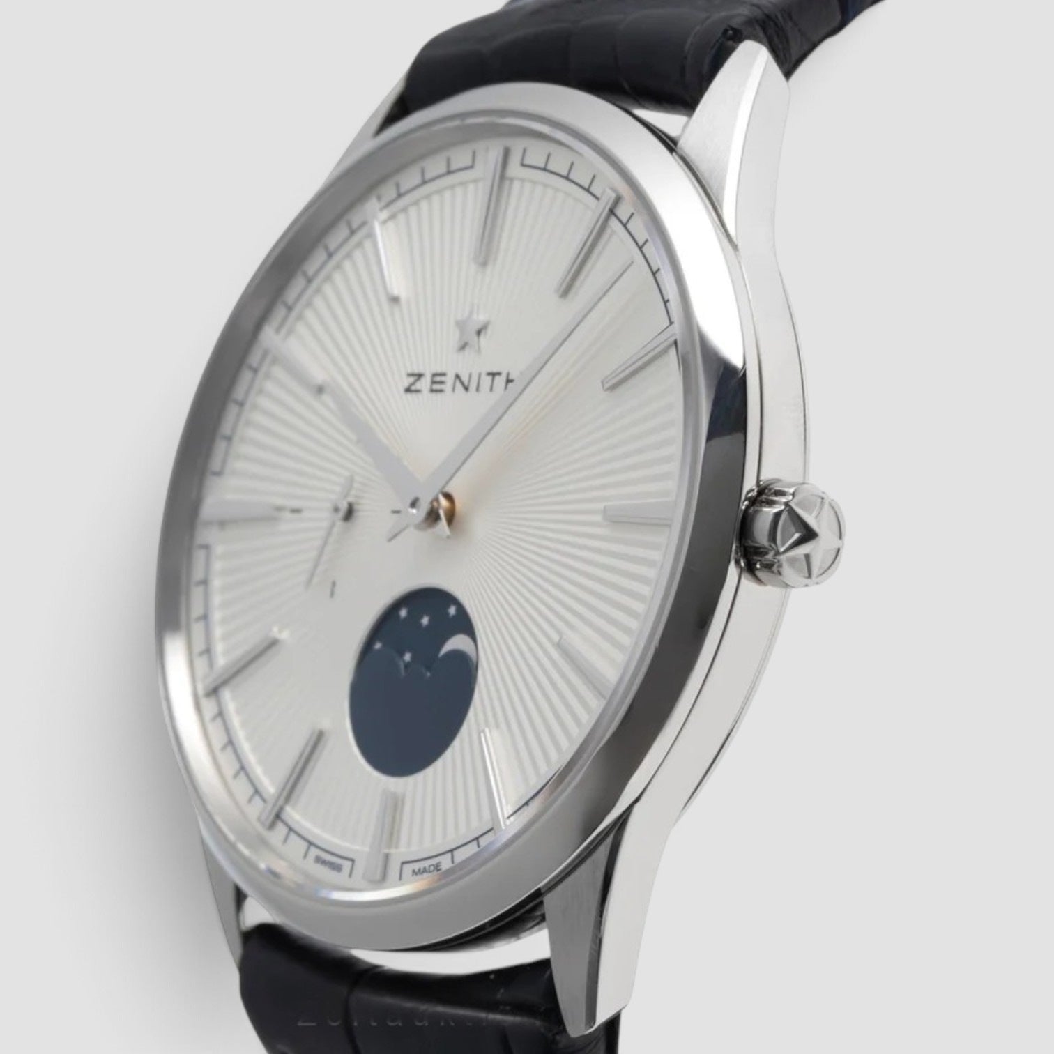 Elite Moonphase 40.5mm Steel White Dial