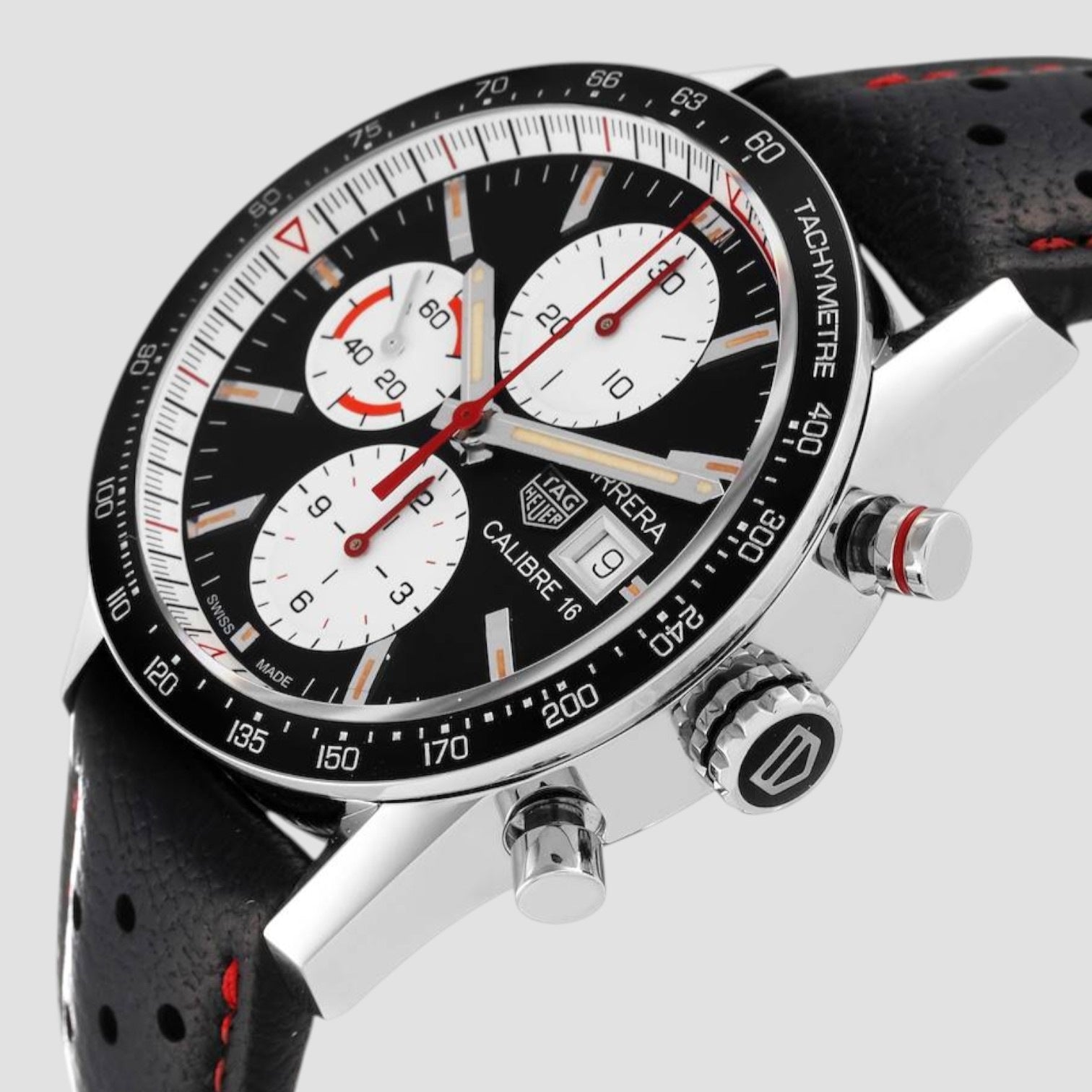 Carrera Calibre 16 Chronograph Steel Mens Watch