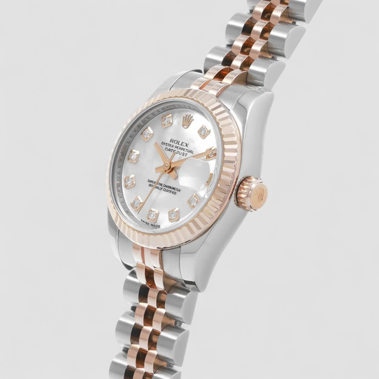 Lady-Datejust 26 SLVDJ Silver Diamond Dial