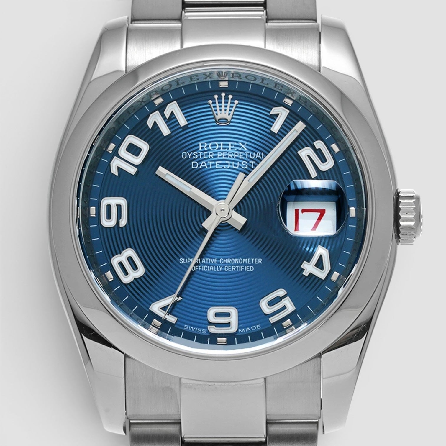 Datejust 36 Blue CONCENTRIC RED ROULETTE Oyster