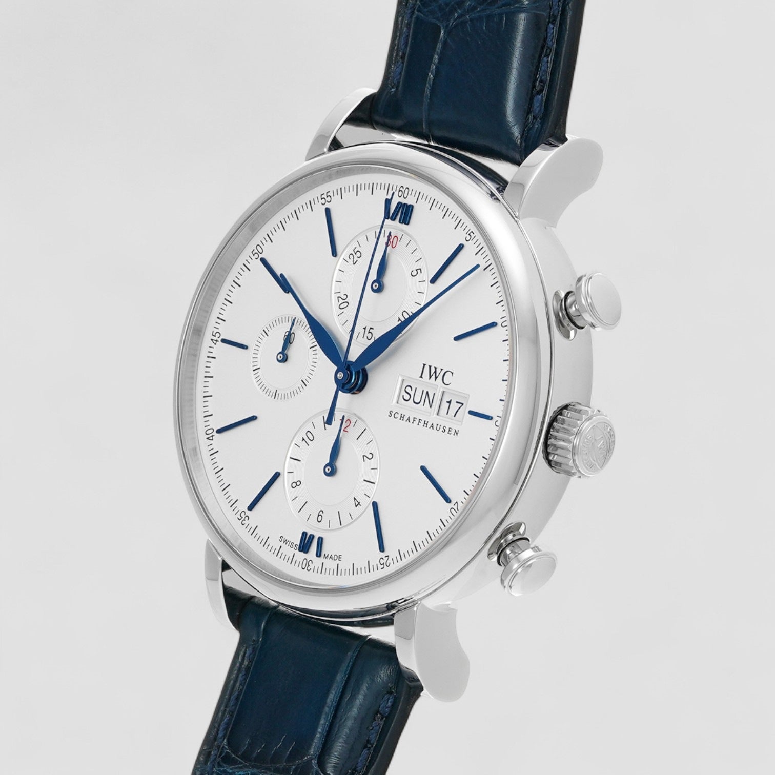 Portofino Chronograph Automatic White Dial Men's Watch