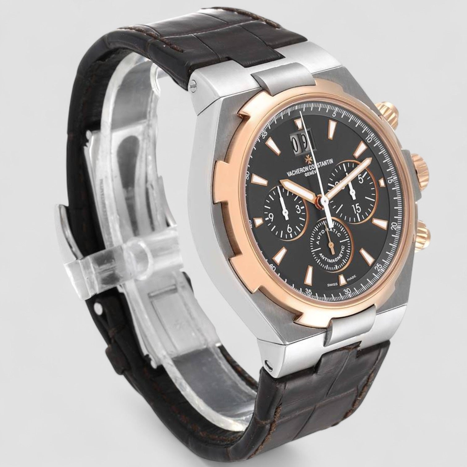 Overseas Chronograph SS Gray Dial