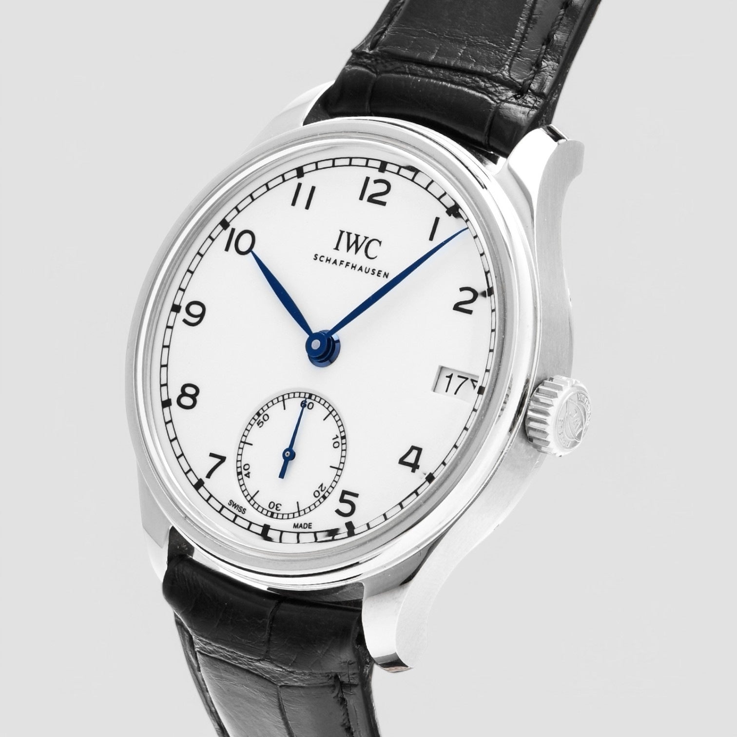 Portuguse Hand Wound 8 Days Stainless Steel 150 Years
