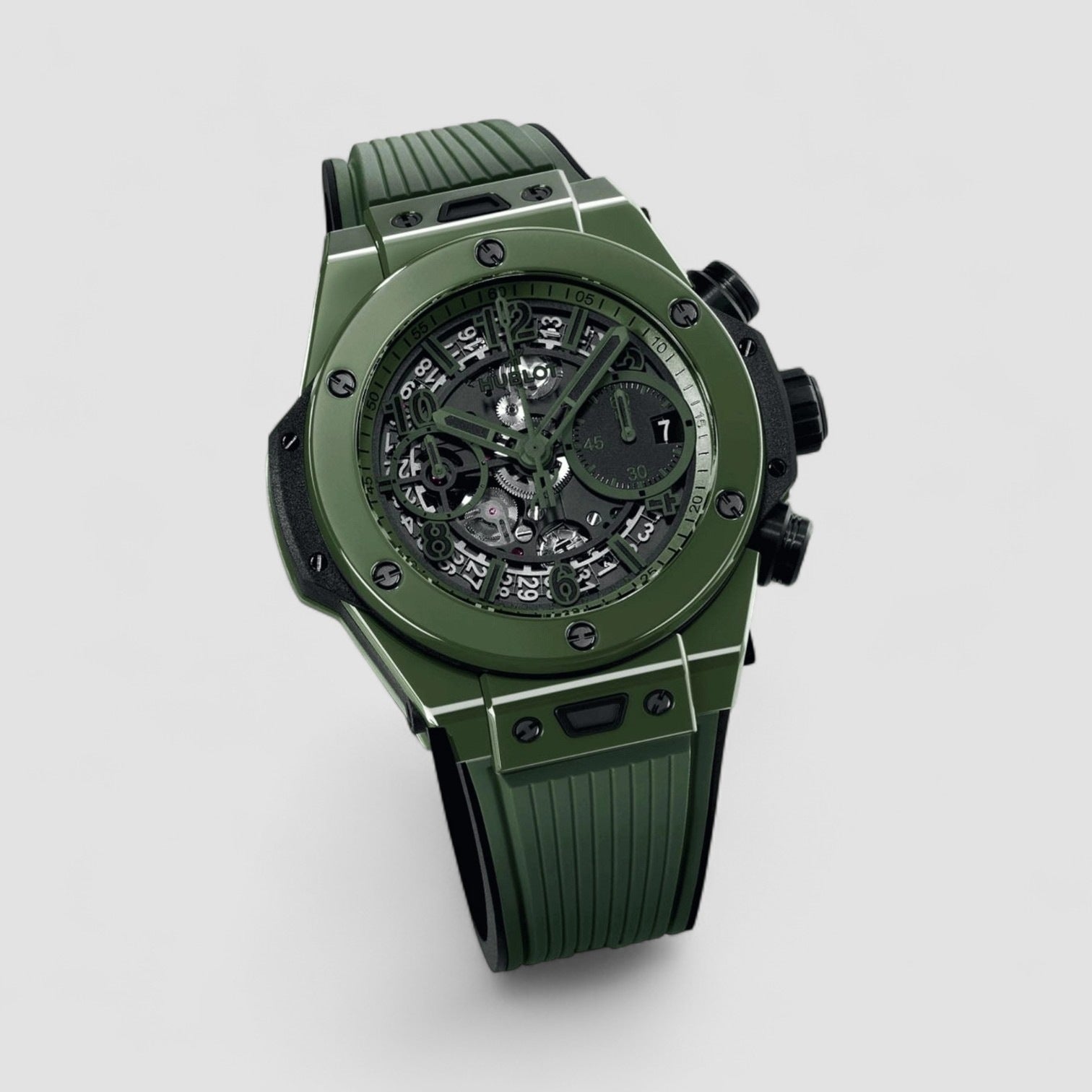 Big Bang Unico Dark Green Ceramic Automatique Cadran 42mm