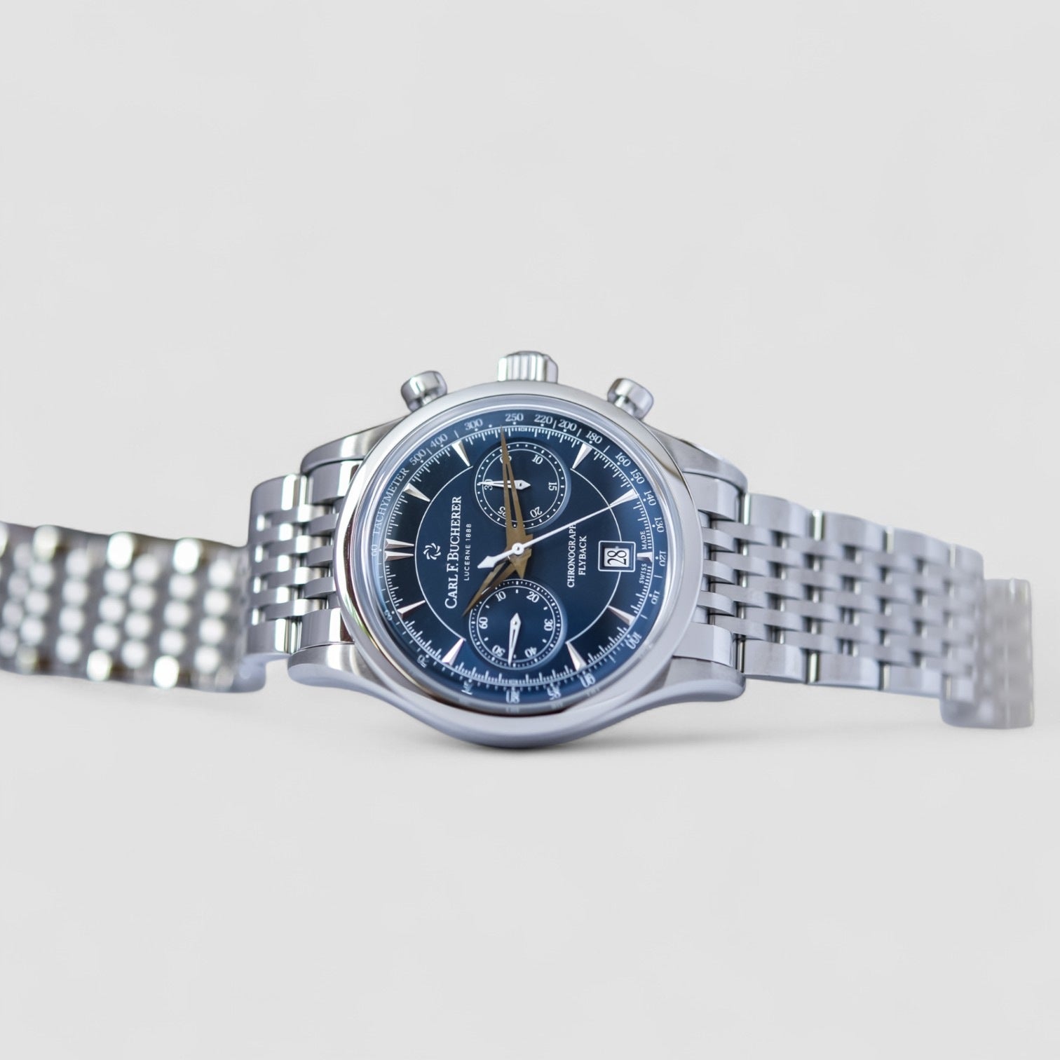 Manero Flyback Blue Dial