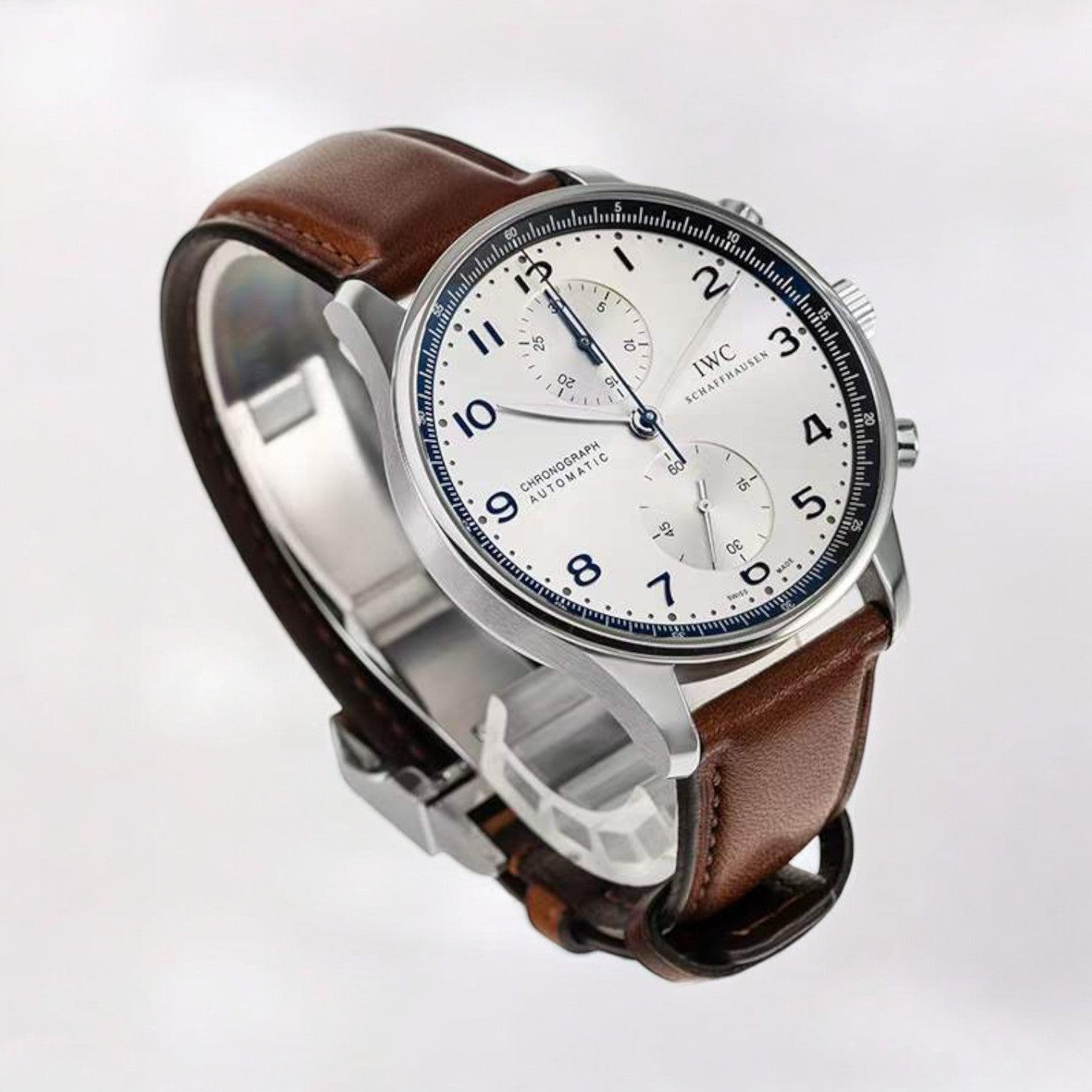 Portuguese Chronograph Limited "Zurich Boutique" SS Silver Dial