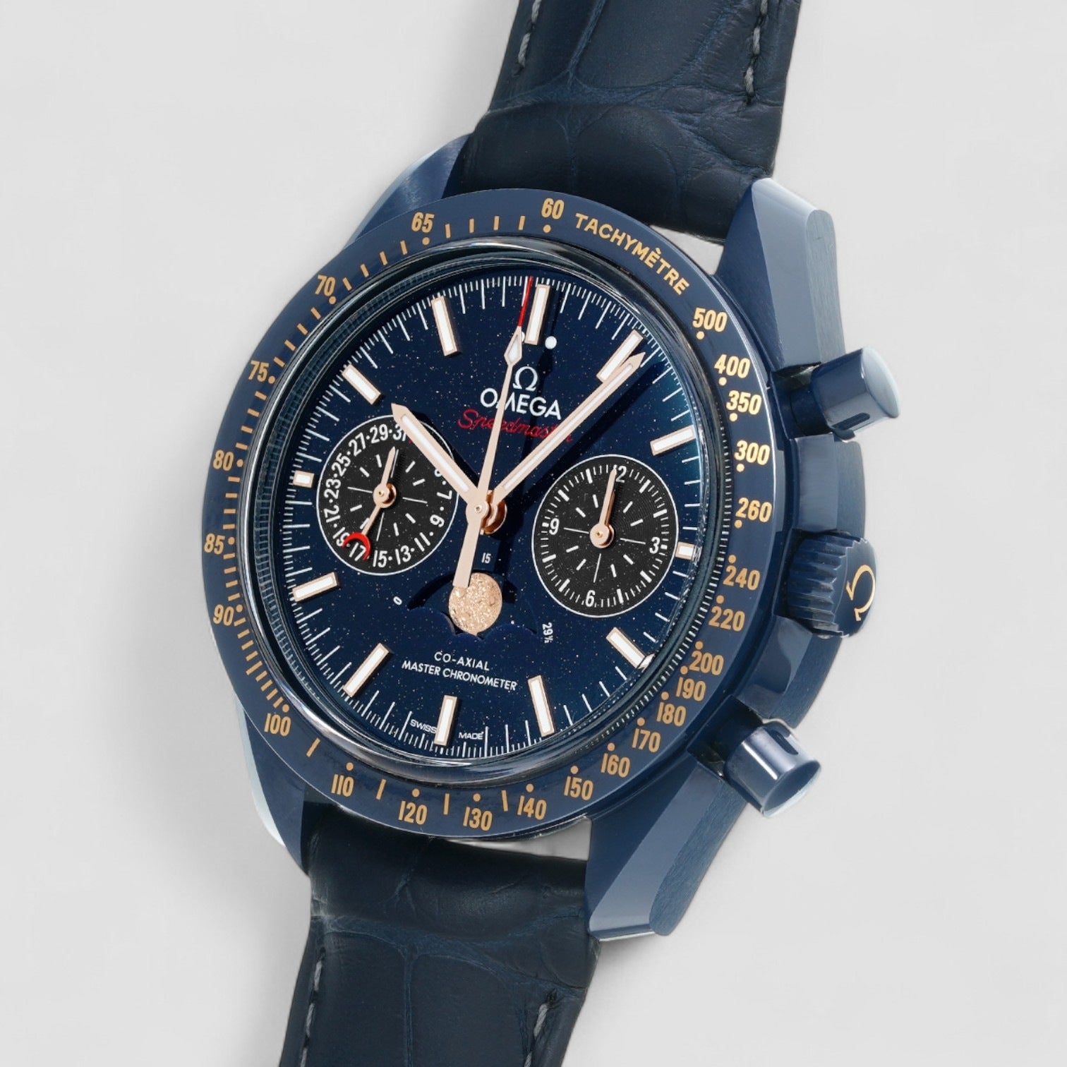 Speedmaster Professional Moonphase "Blue Side"