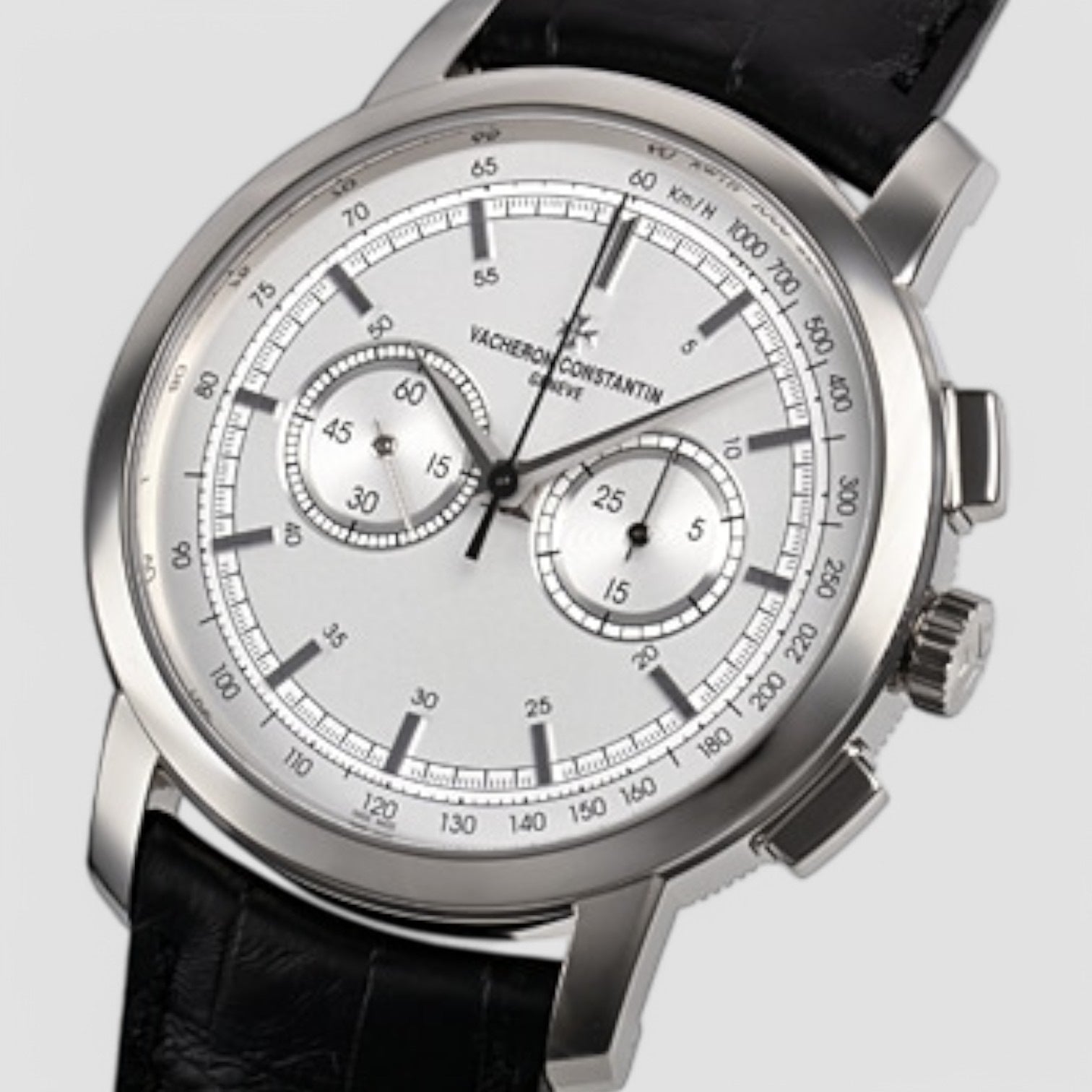 Patrimony Traditionnelle Chronograph 18K White Gold