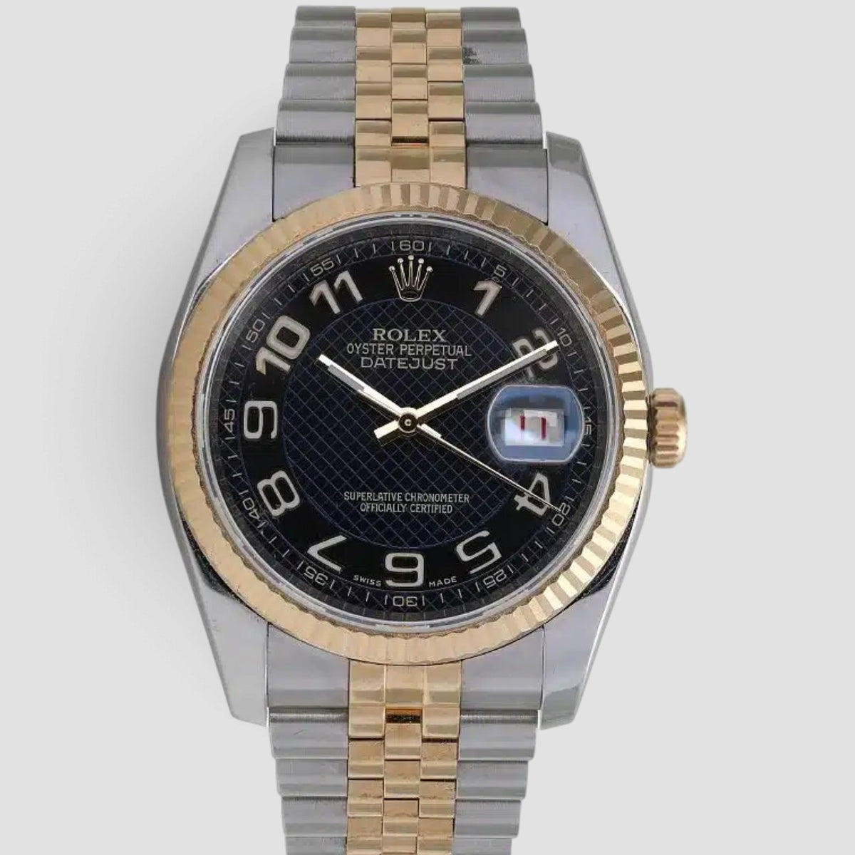 Datejust 36 Black Arabic Concentric Dial