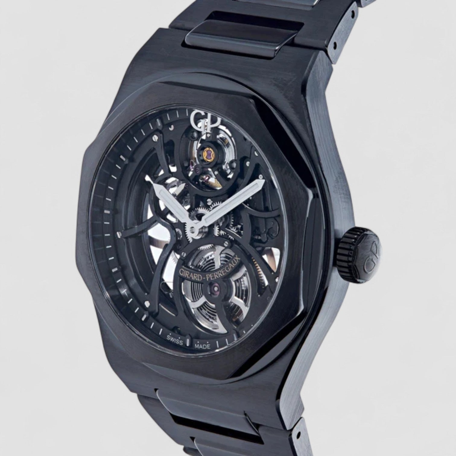 Laureato Skeleton Black Ceramic