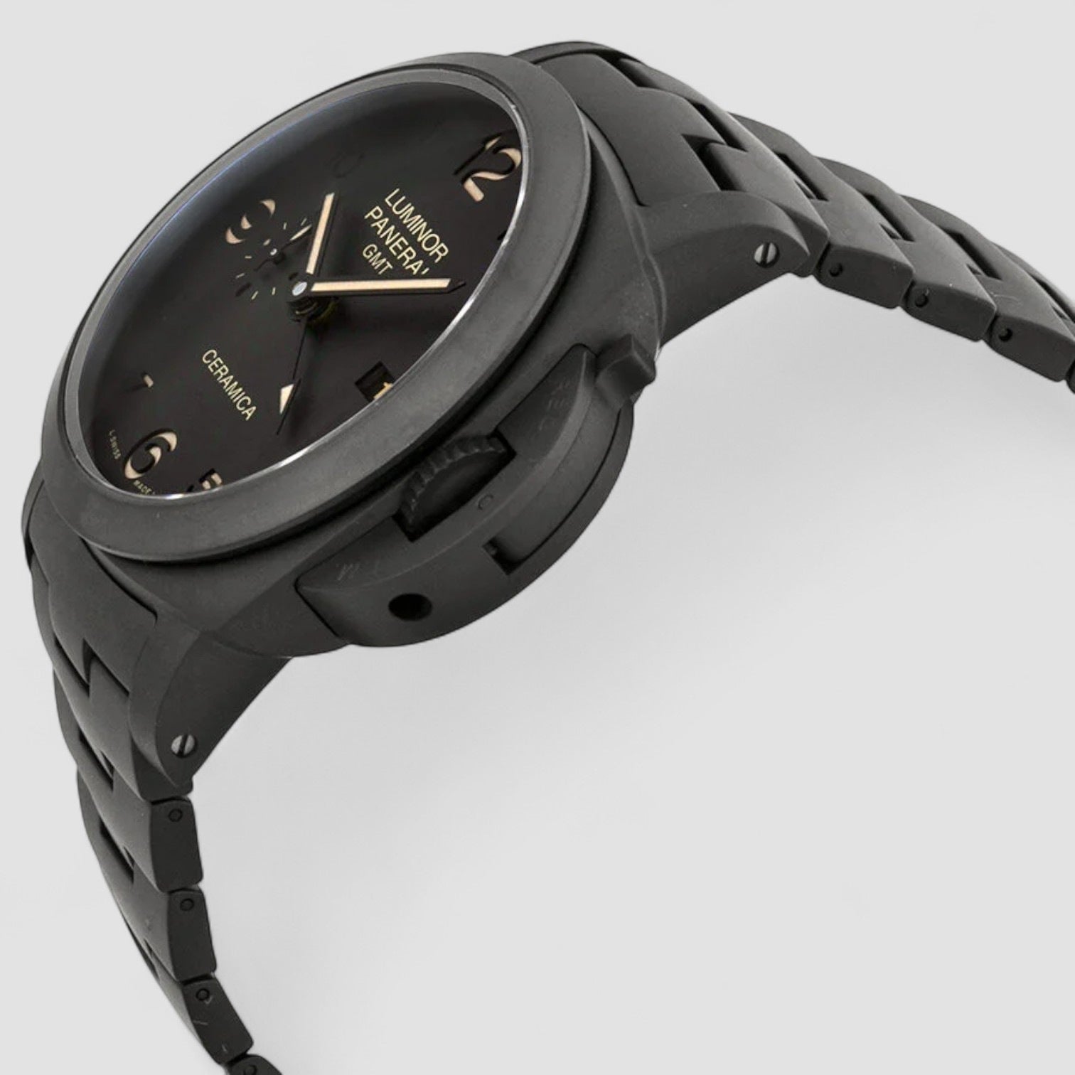 Luminor 1950 Tuttonero GMT Black Dial Men's Watch