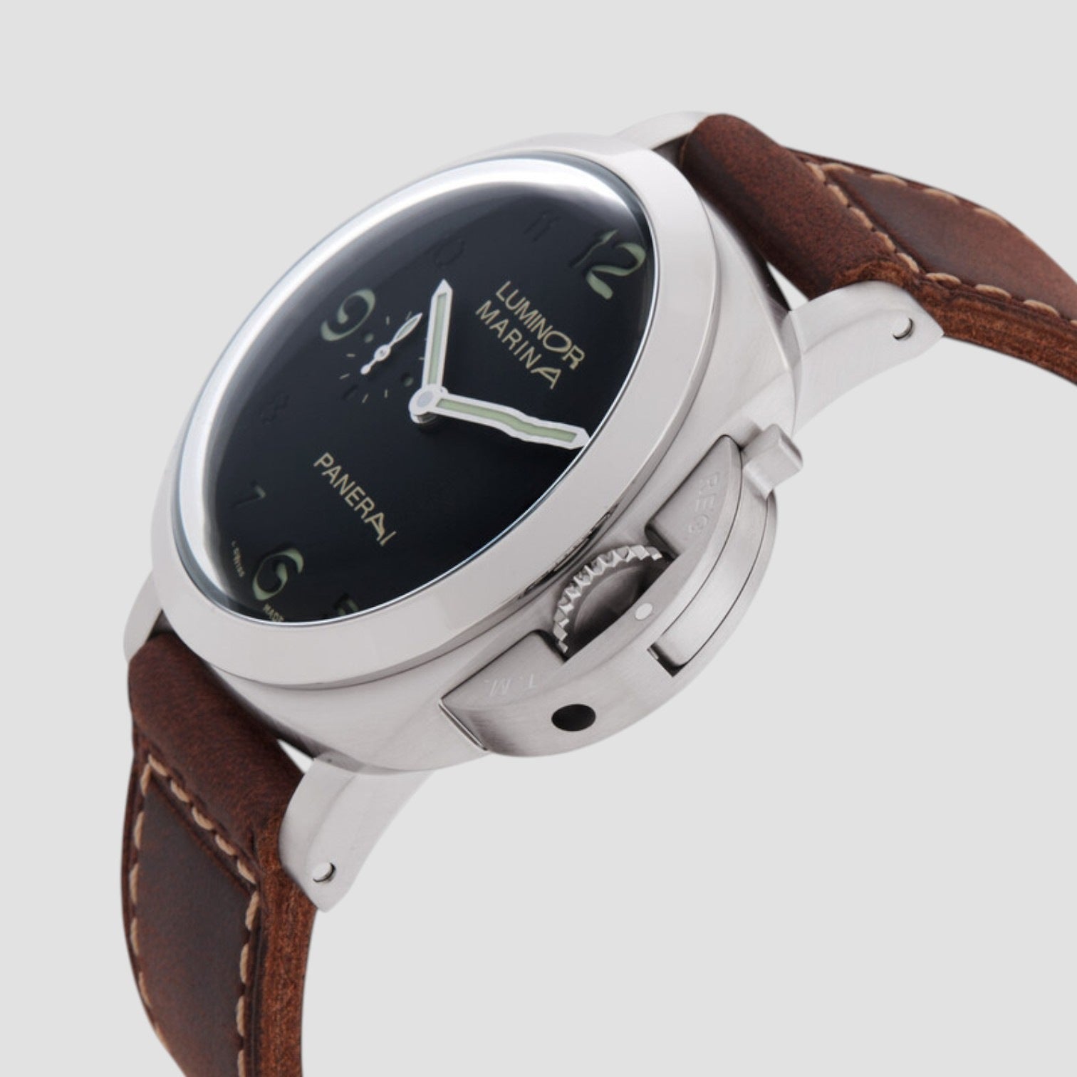 Limited Edition 44mm Luminor Marina Automatic Black Dial Watch
