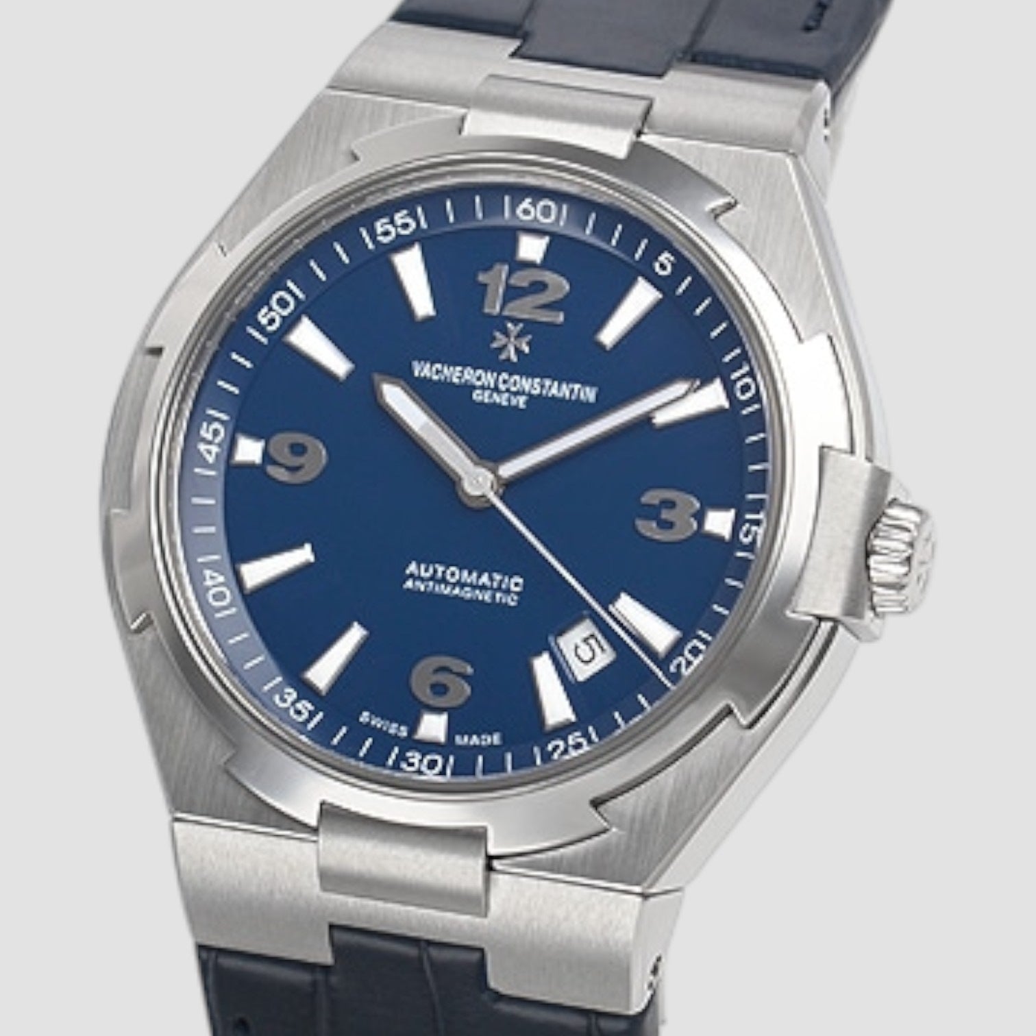Overseas Automatic Blue Dial SS LIMITED