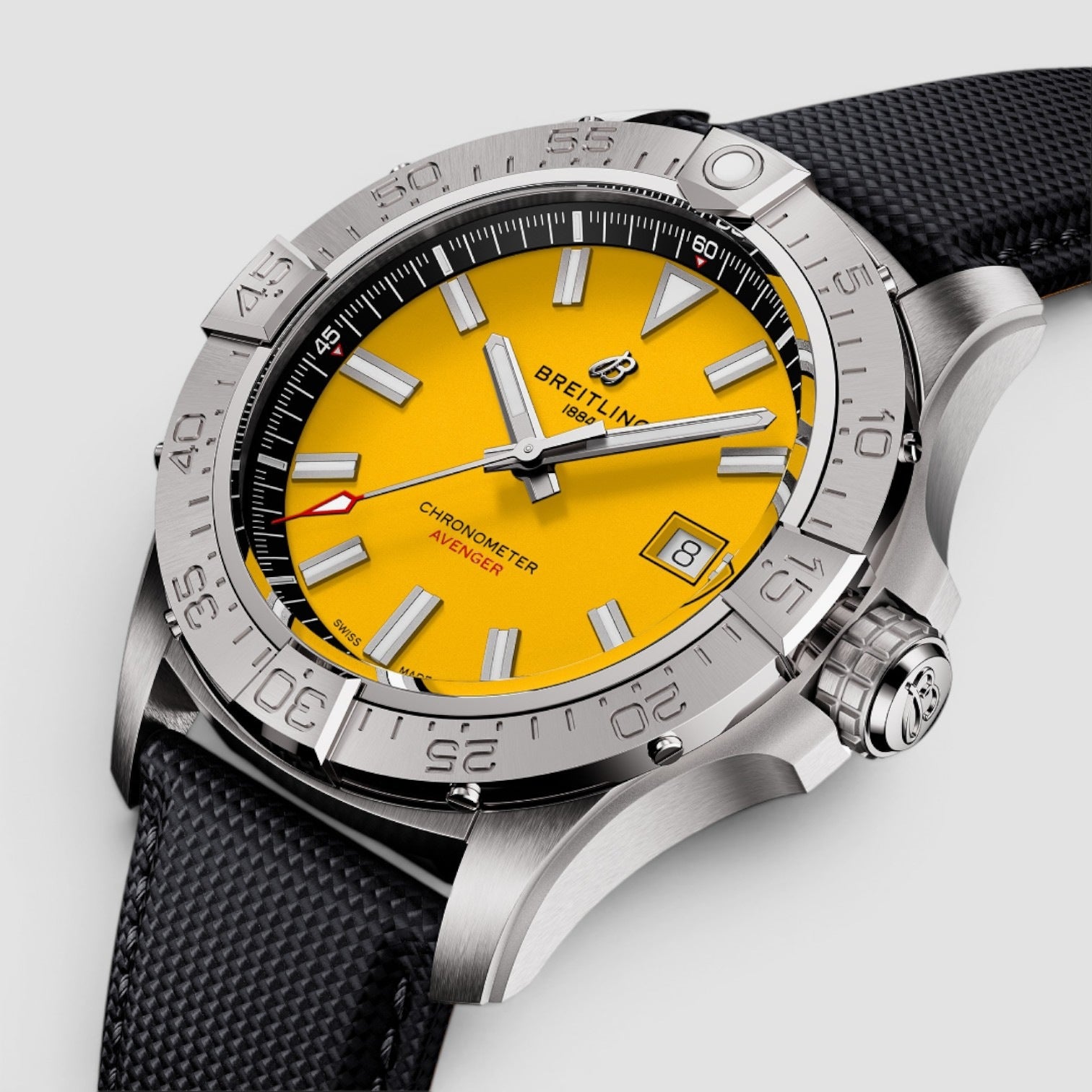 Breitling Avenger Automatic 42 Stainless Steel / Yellow A173283A1I1X1