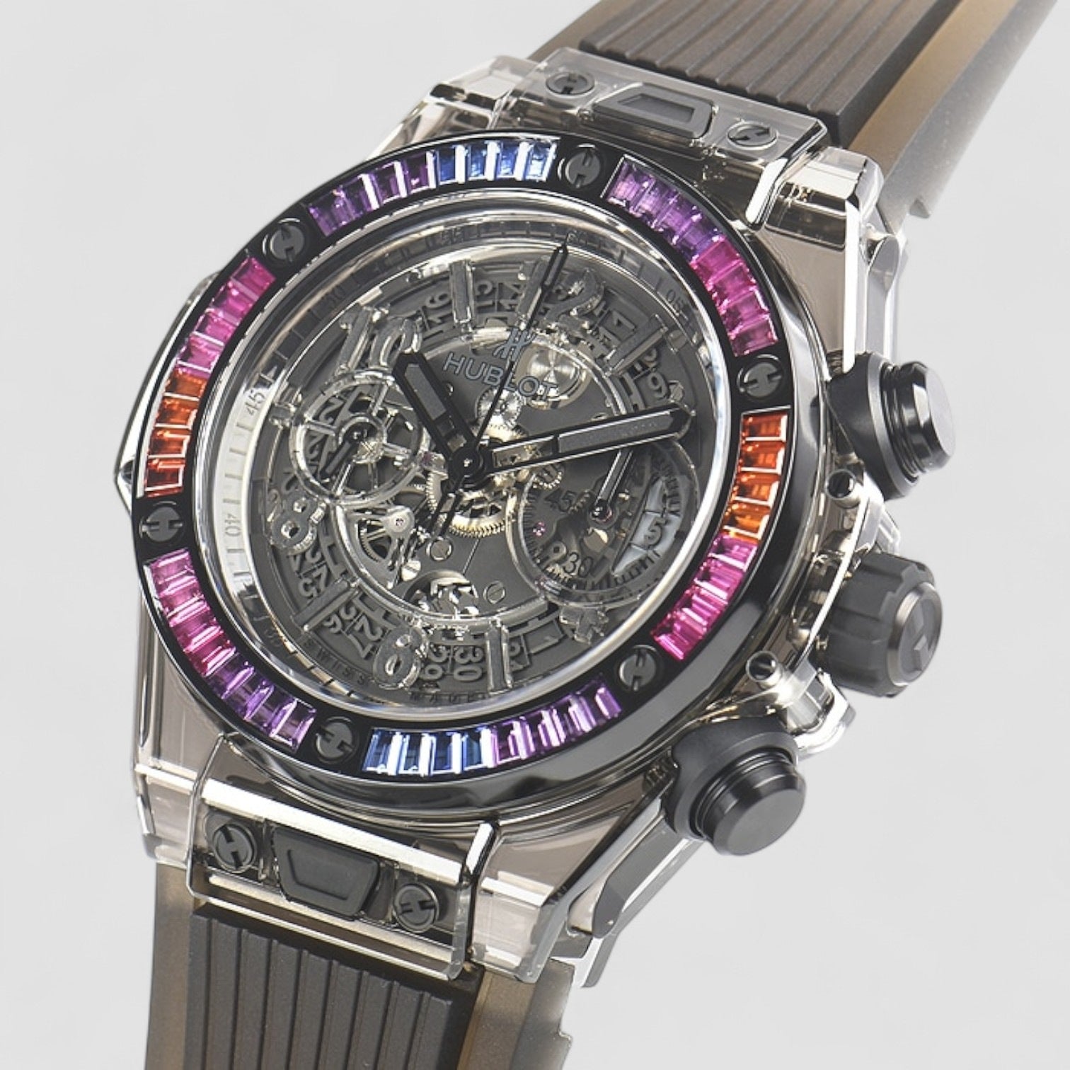 Unico All Black Sapphire Galaxy Big Bang 45mm
