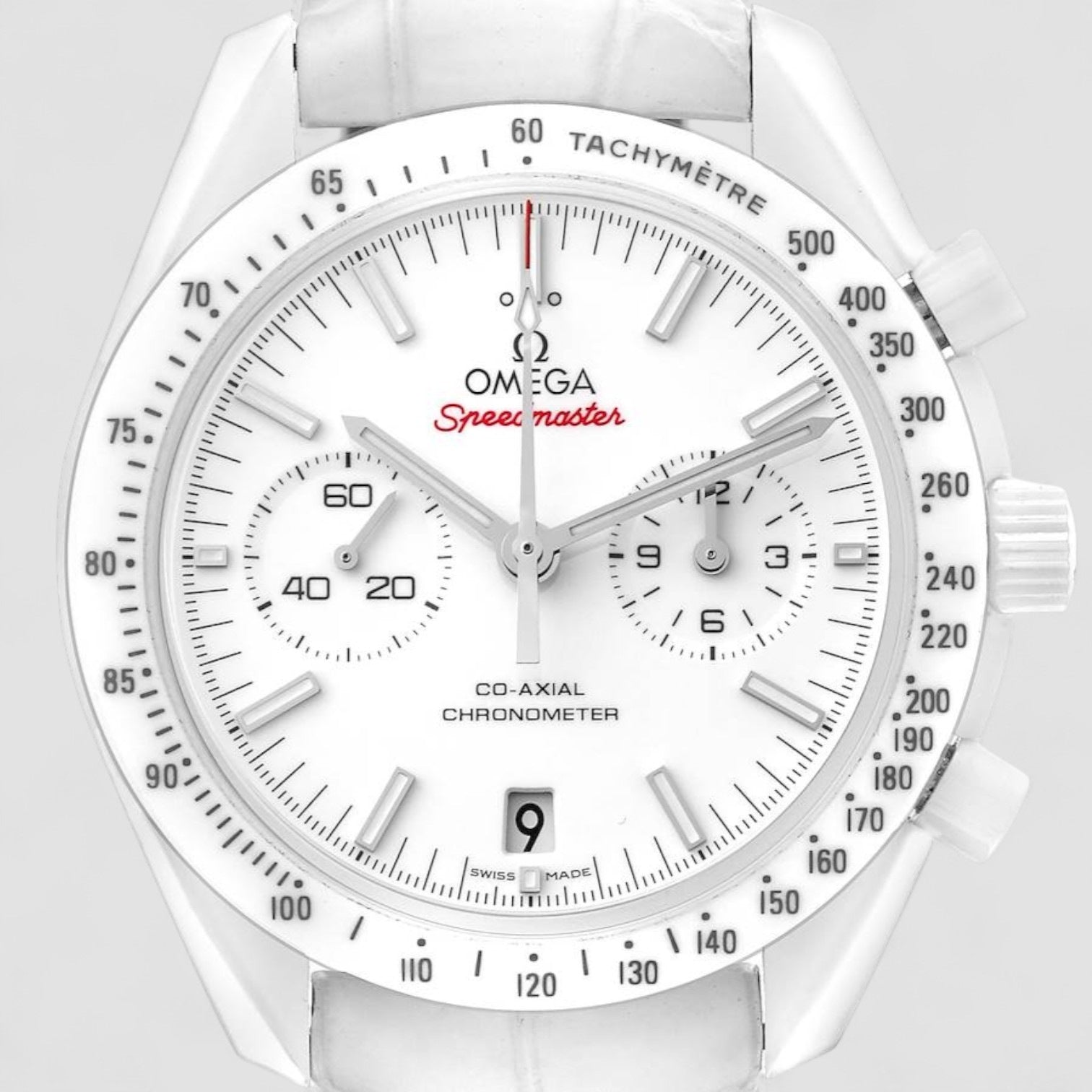 Speedmaster White Side of the Moon Ceramic Mens Watch