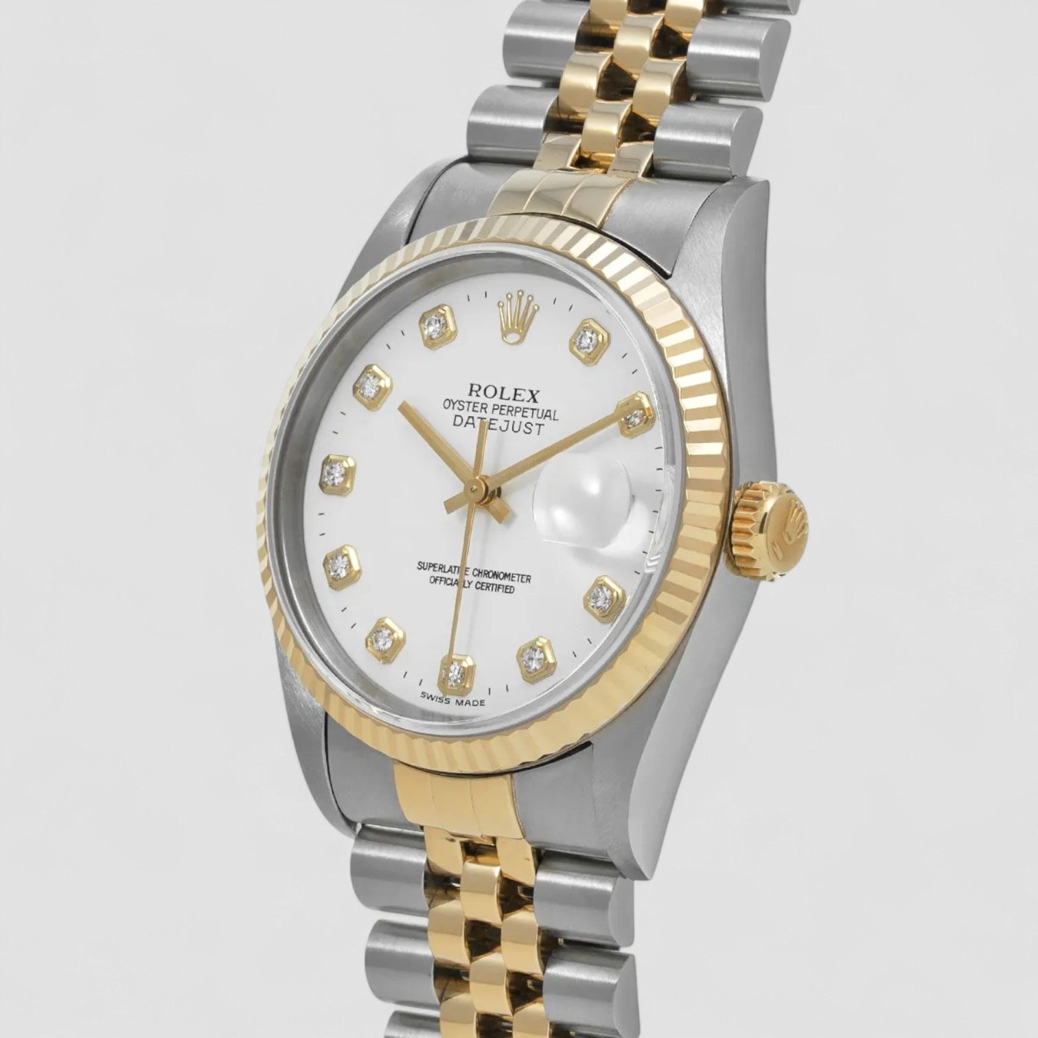 Oyster Perpetual Datejust White Diamond