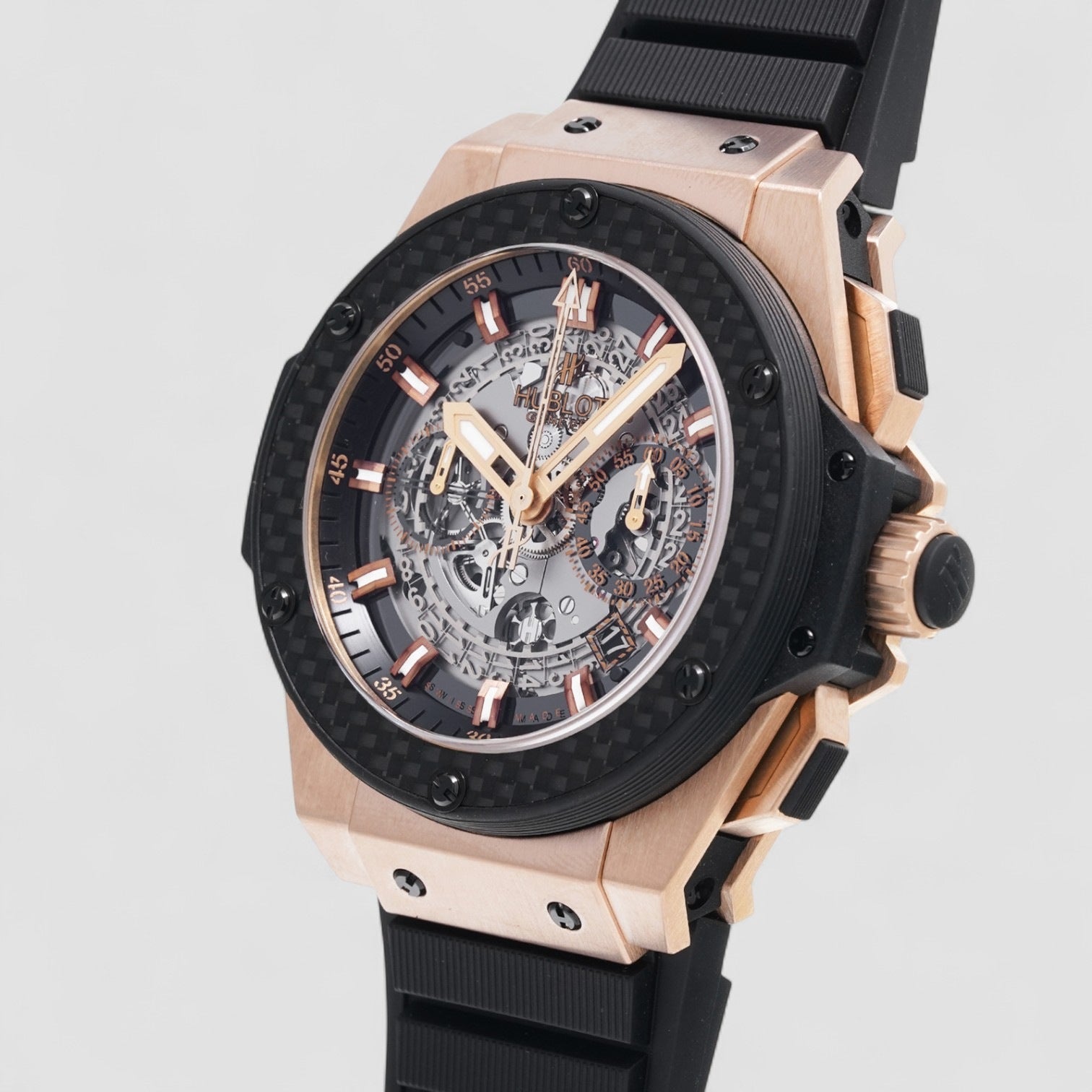 King Power Unico Chronograph 18k RG Limited Edition