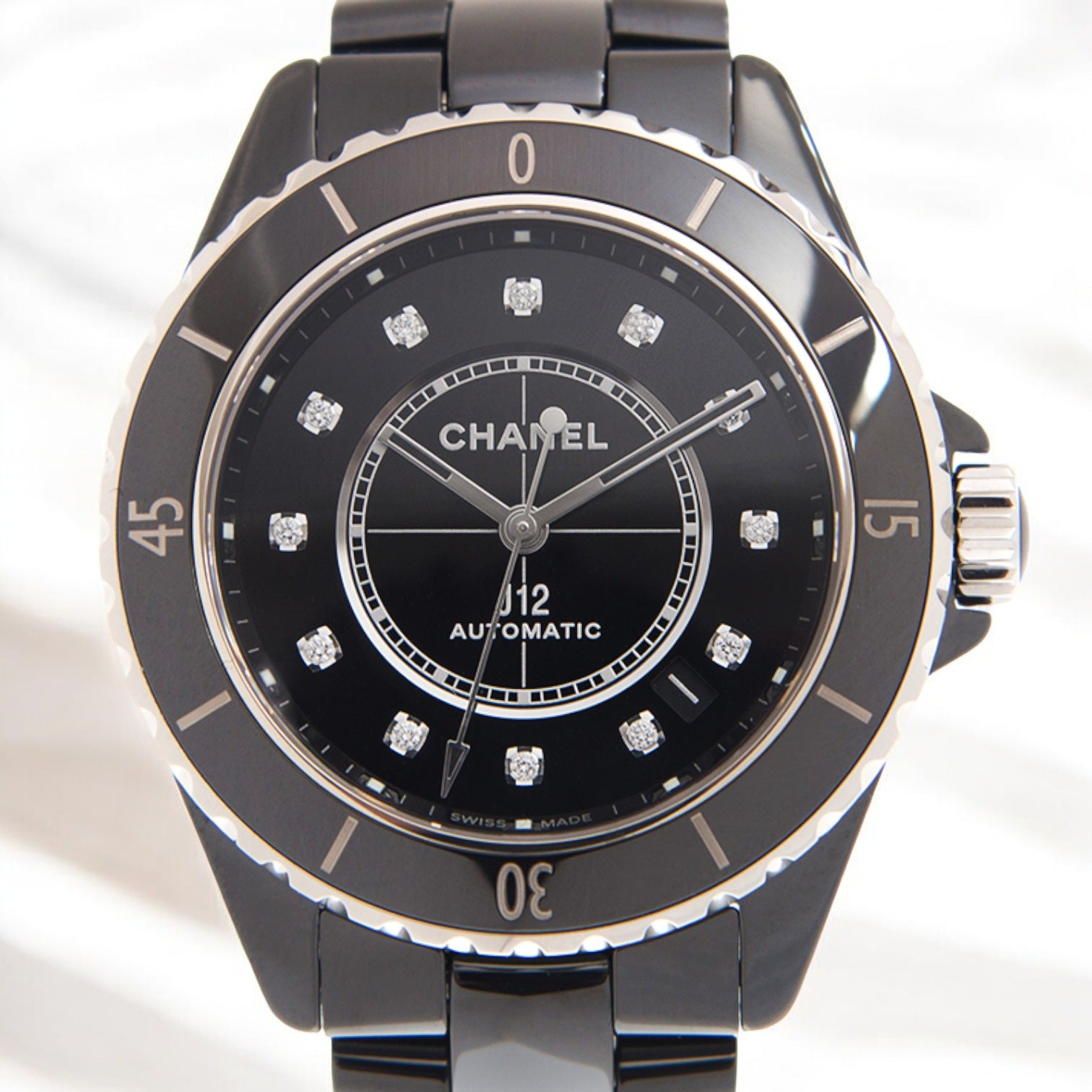 J12 Montre Calibre 12.1 Montre unisexe Céramique