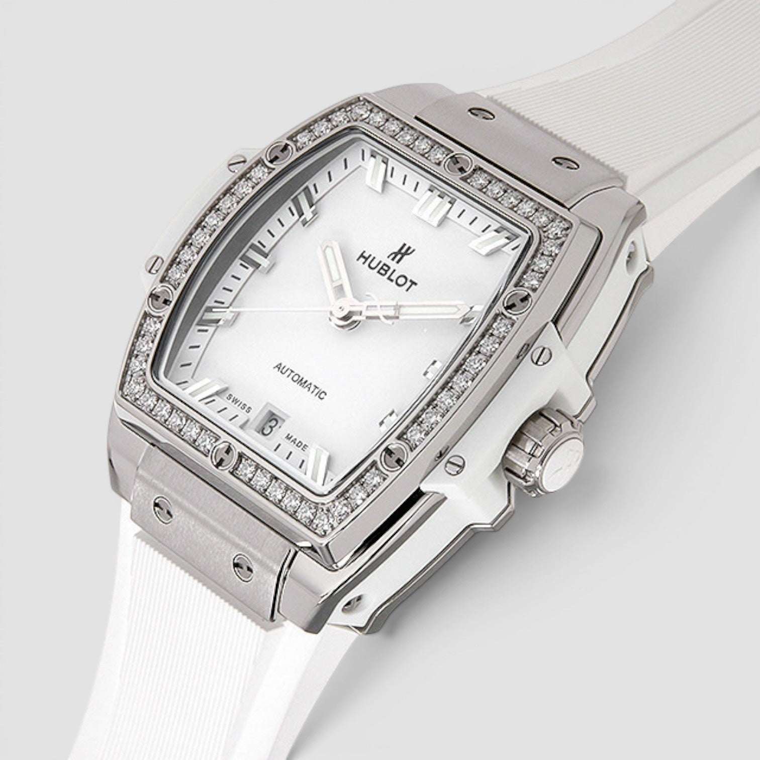 Spirit of Big Bang Diamonds White 39mm Titanium Diamond Bezel
